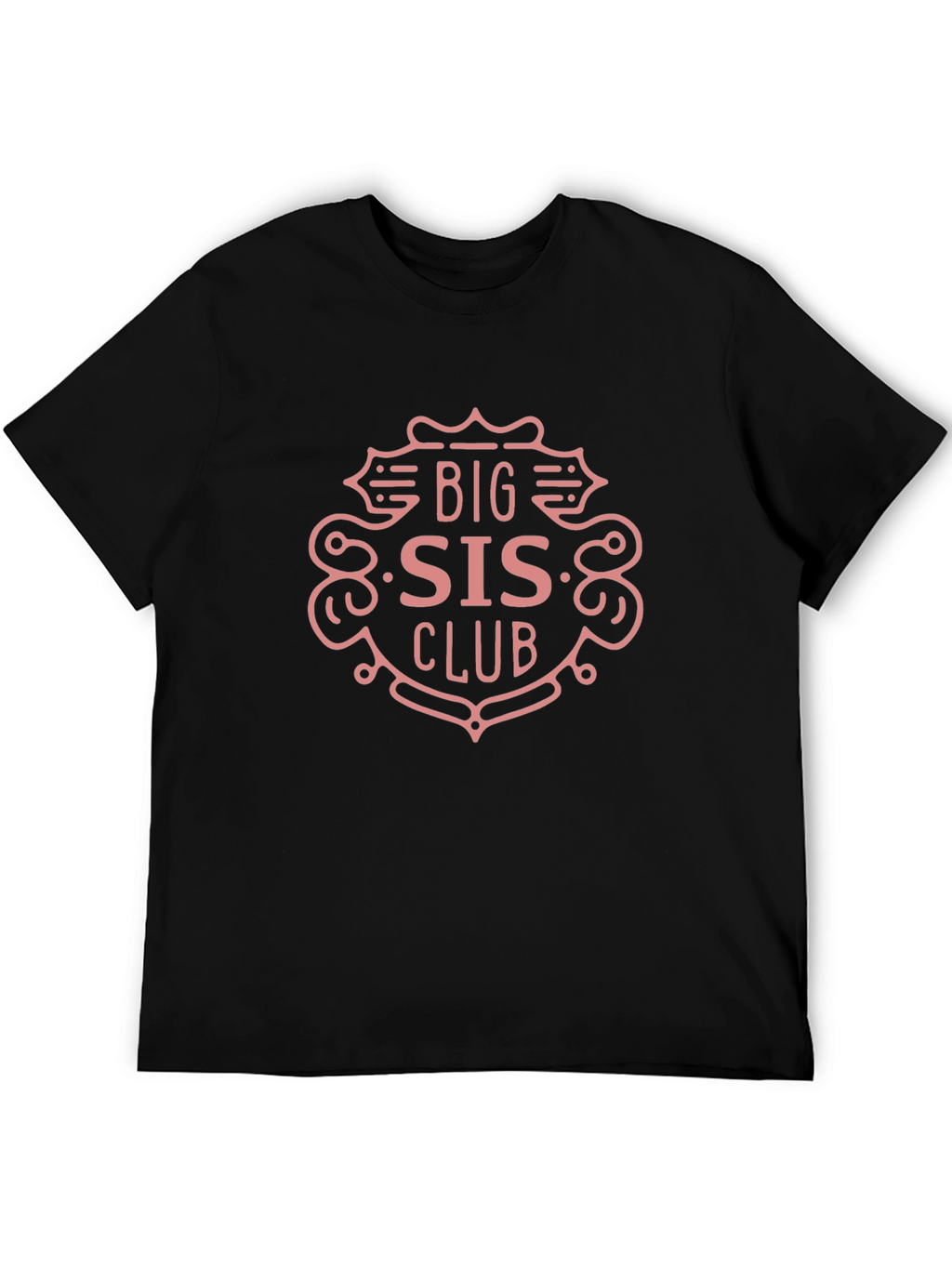 Big Sis Club Black T-Shirt - Cute Sister Tee