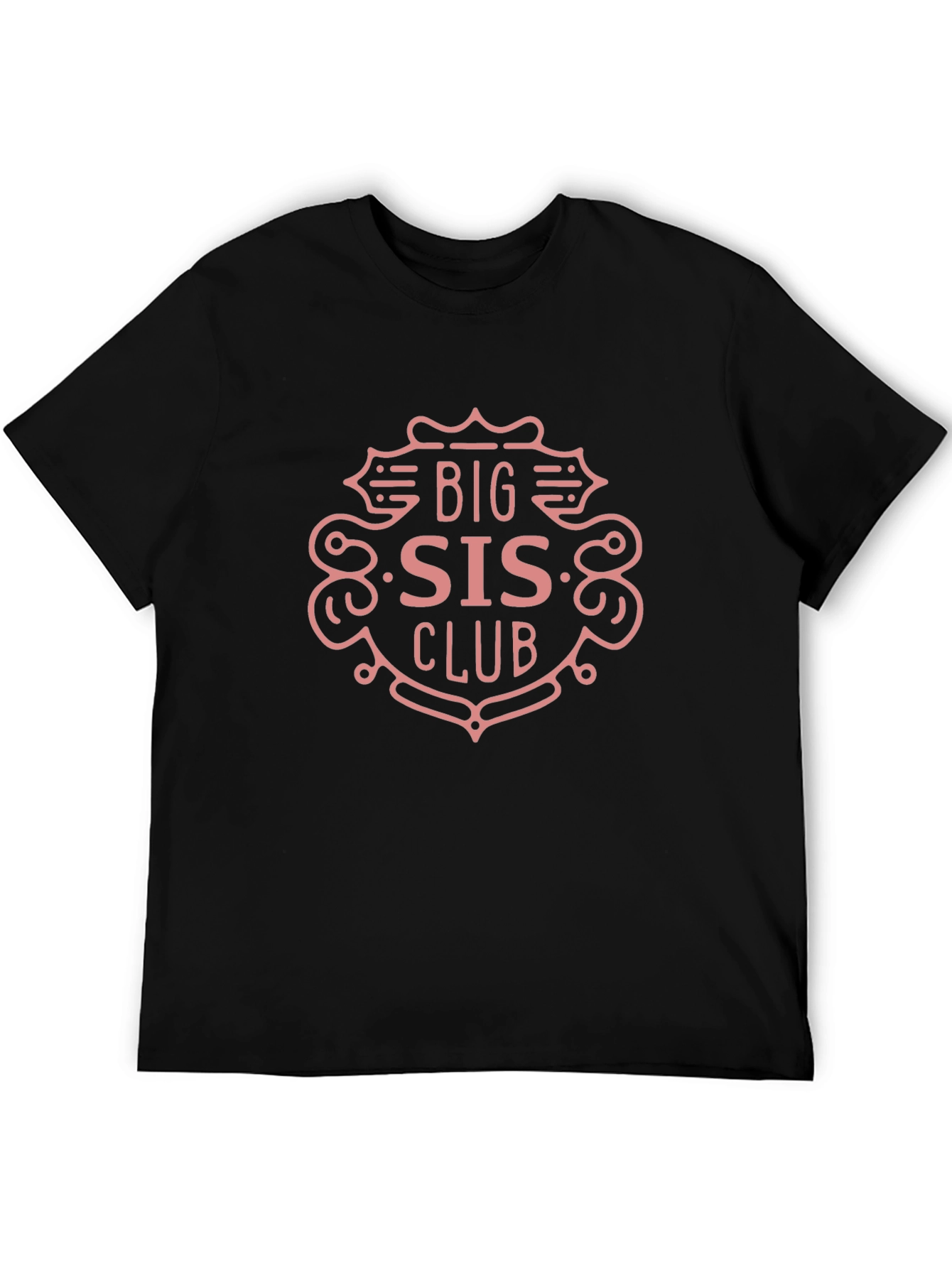 Big Sis Club Black T-Shirt - Cute Sister Tee