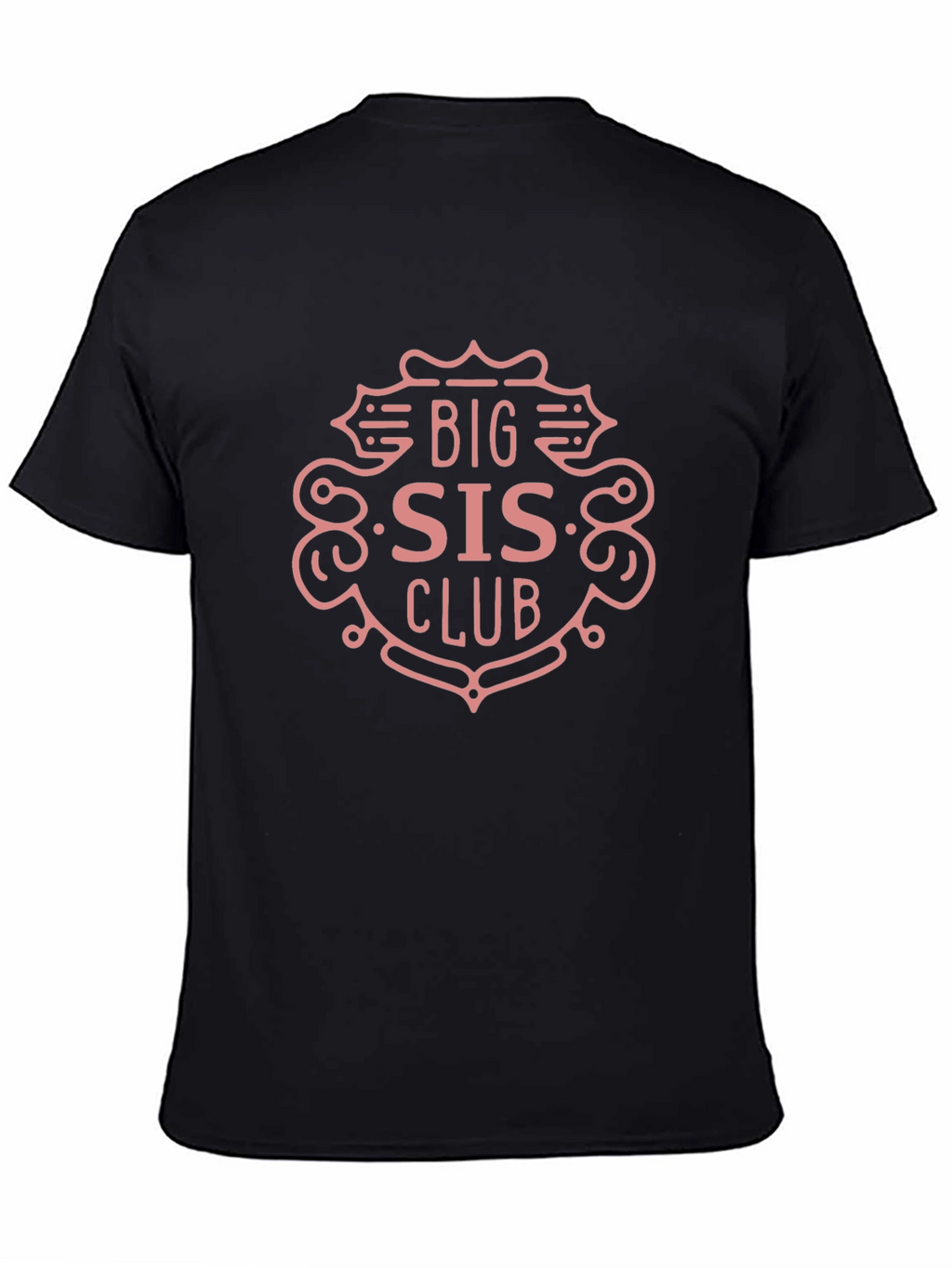 Big Sis Club Black T-Shirt - Cute Sister Tee