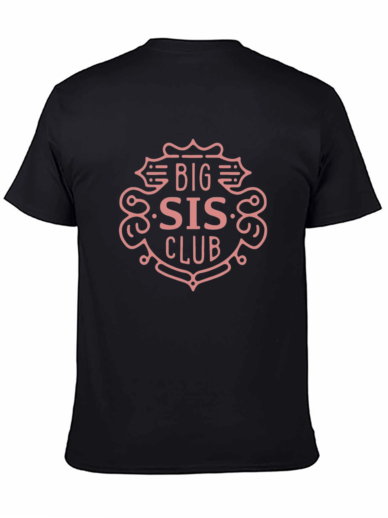 Big Sis Club Black T-Shirt - Cute Sister Tee