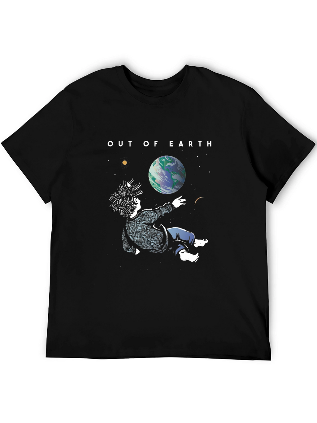 Out of Earth Graphic T-Shirt - Stylish Space Design