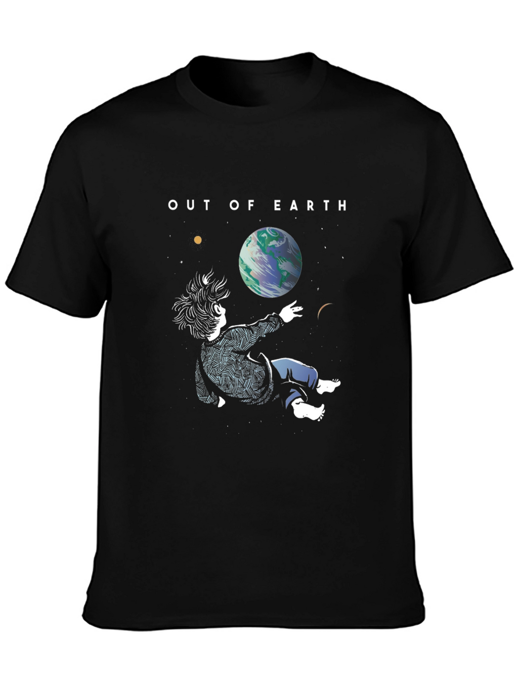 Out of Earth Graphic T-Shirt - Stylish Space Design