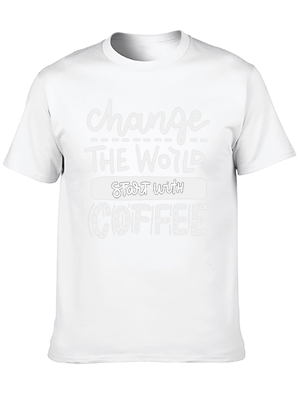 Change the World Coffee T-Shirt - Black