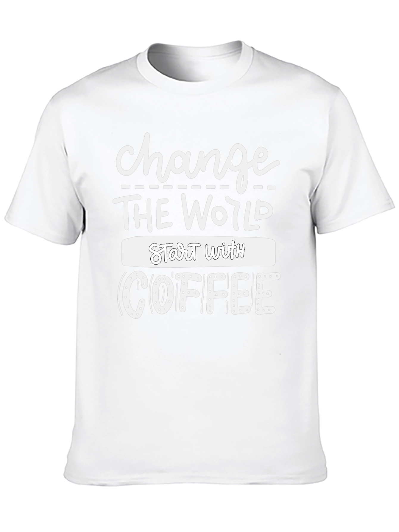 Change the World Coffee T-Shirt - Black