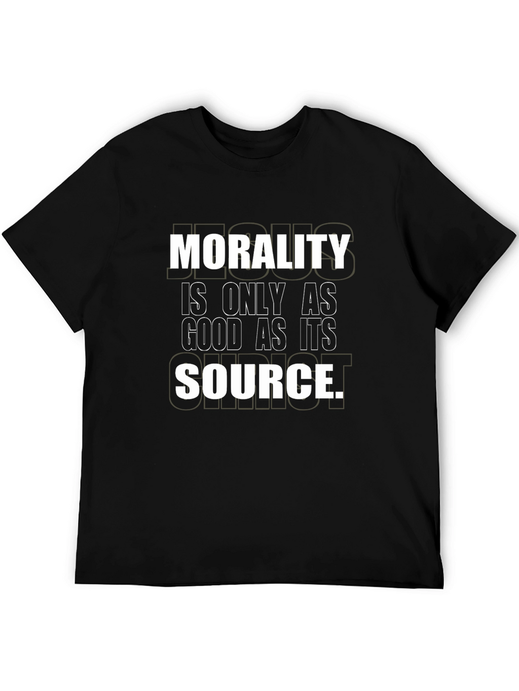 Morality Source Graphic Tee - Unisex Black T-Shirt