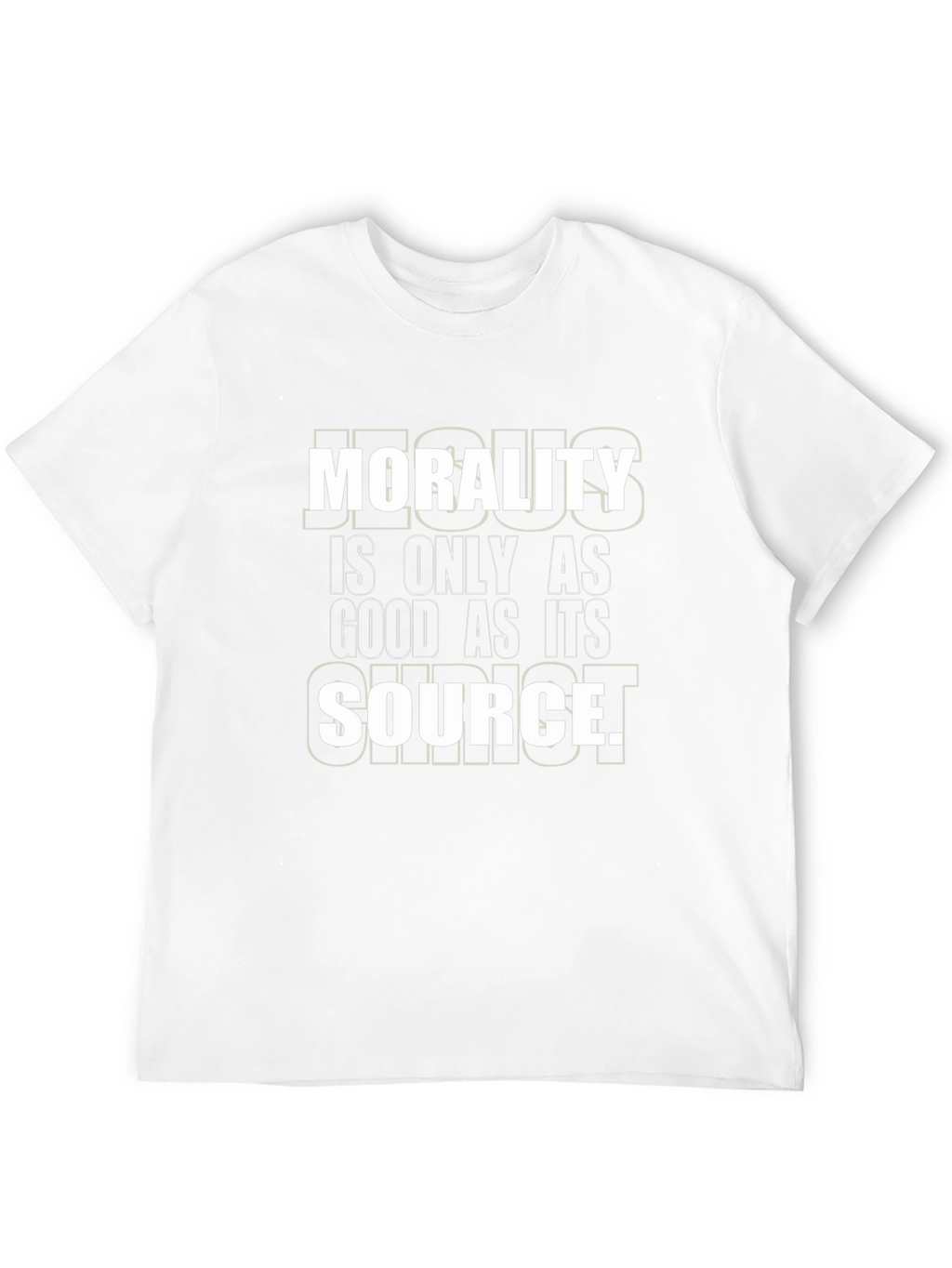 Morality Source Graphic Tee - Unisex Black T-Shirt