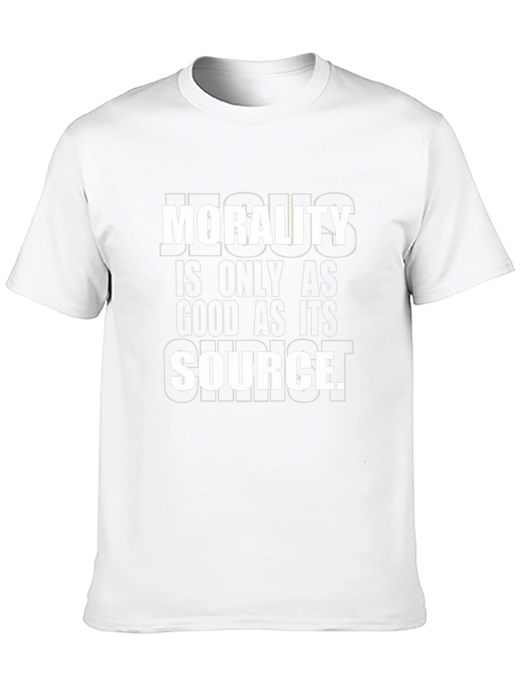 Morality Source Graphic Tee - Unisex Black T-Shirt