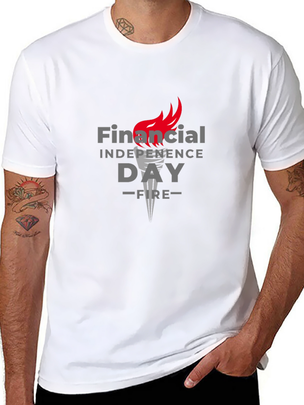 Financial Independence Day Black T-Shirt