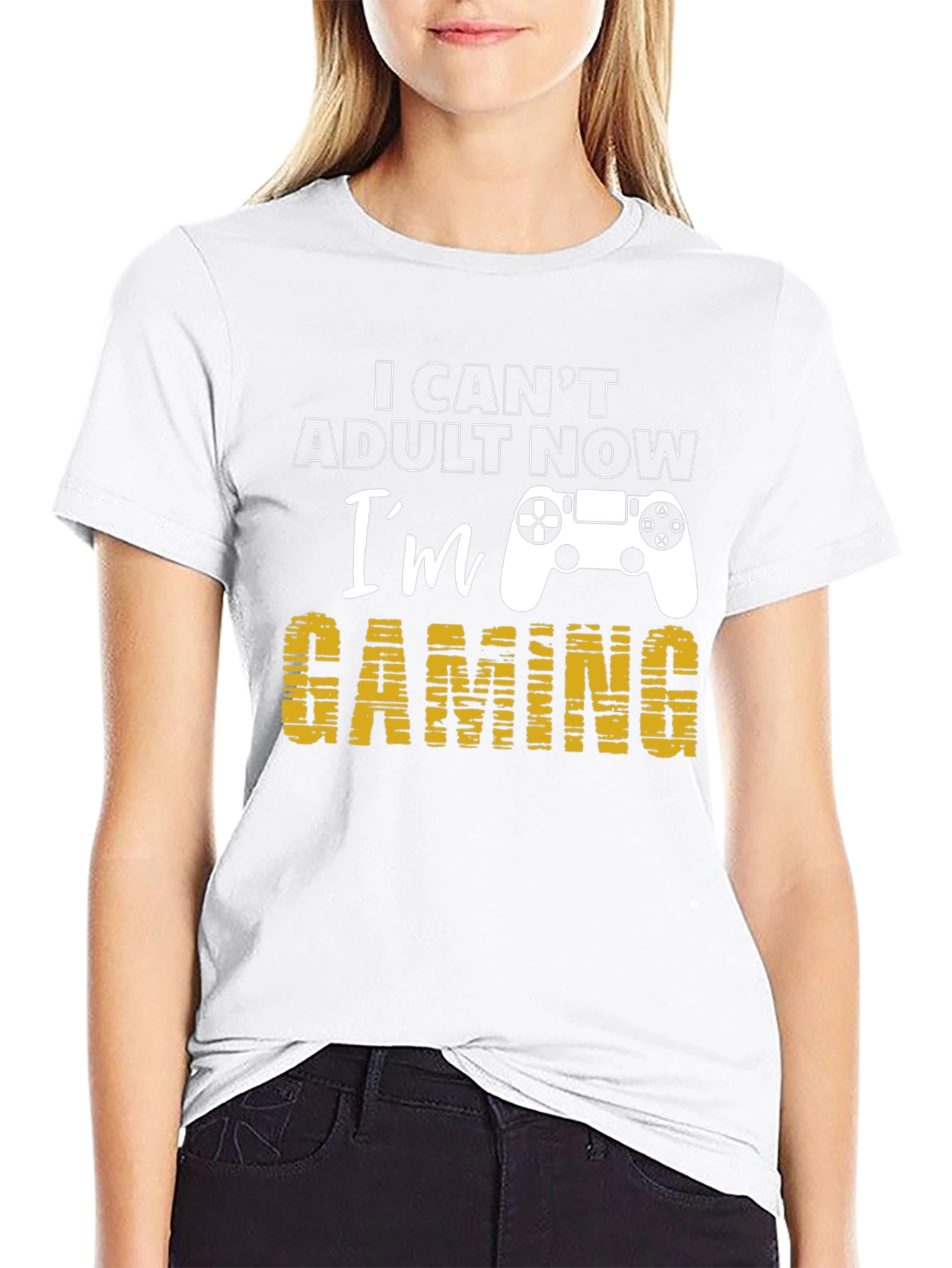 I Cant Adult Now Gaming T-Shirt