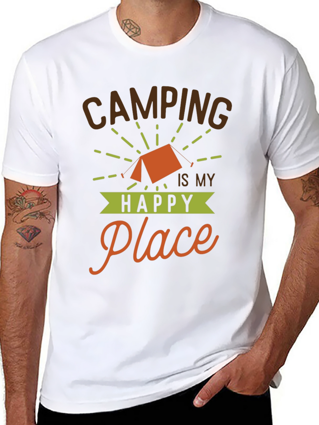 Camping is My Happy Place T-Shirt