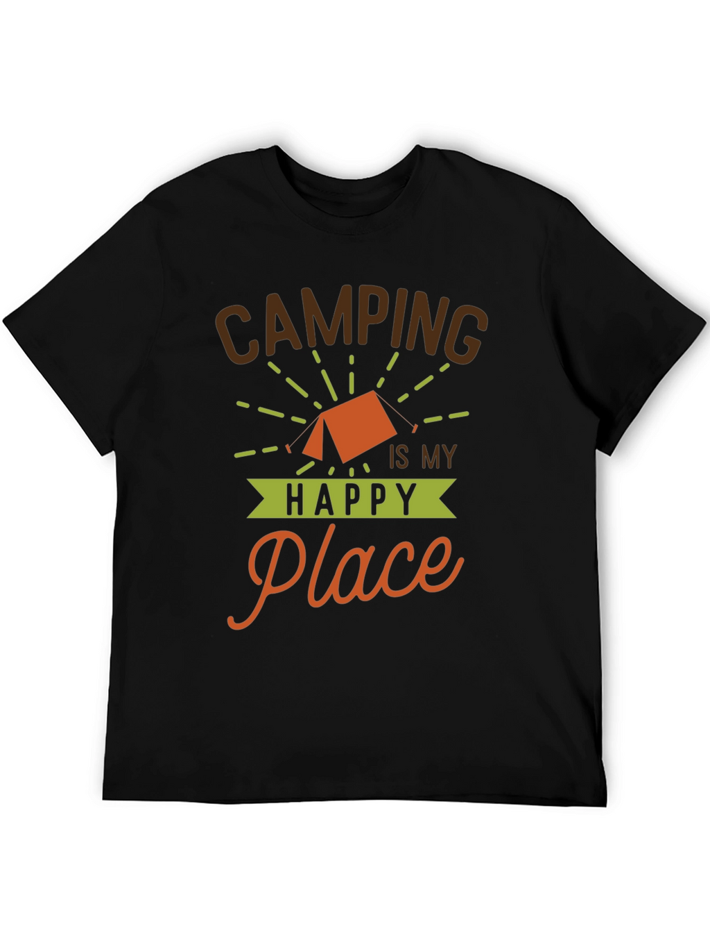 Camping is My Happy Place T-Shirt