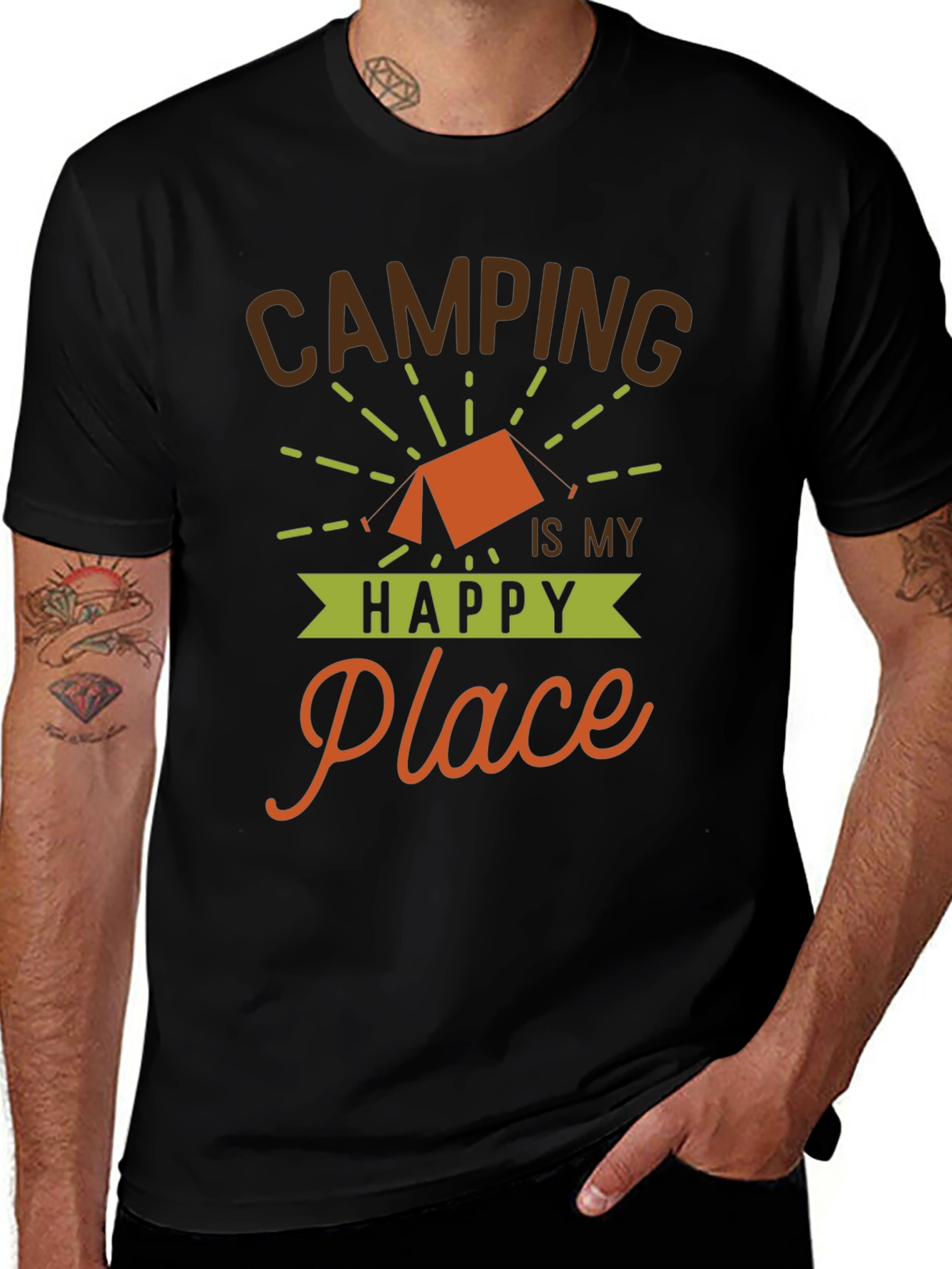 Camping is My Happy Place T-Shirt