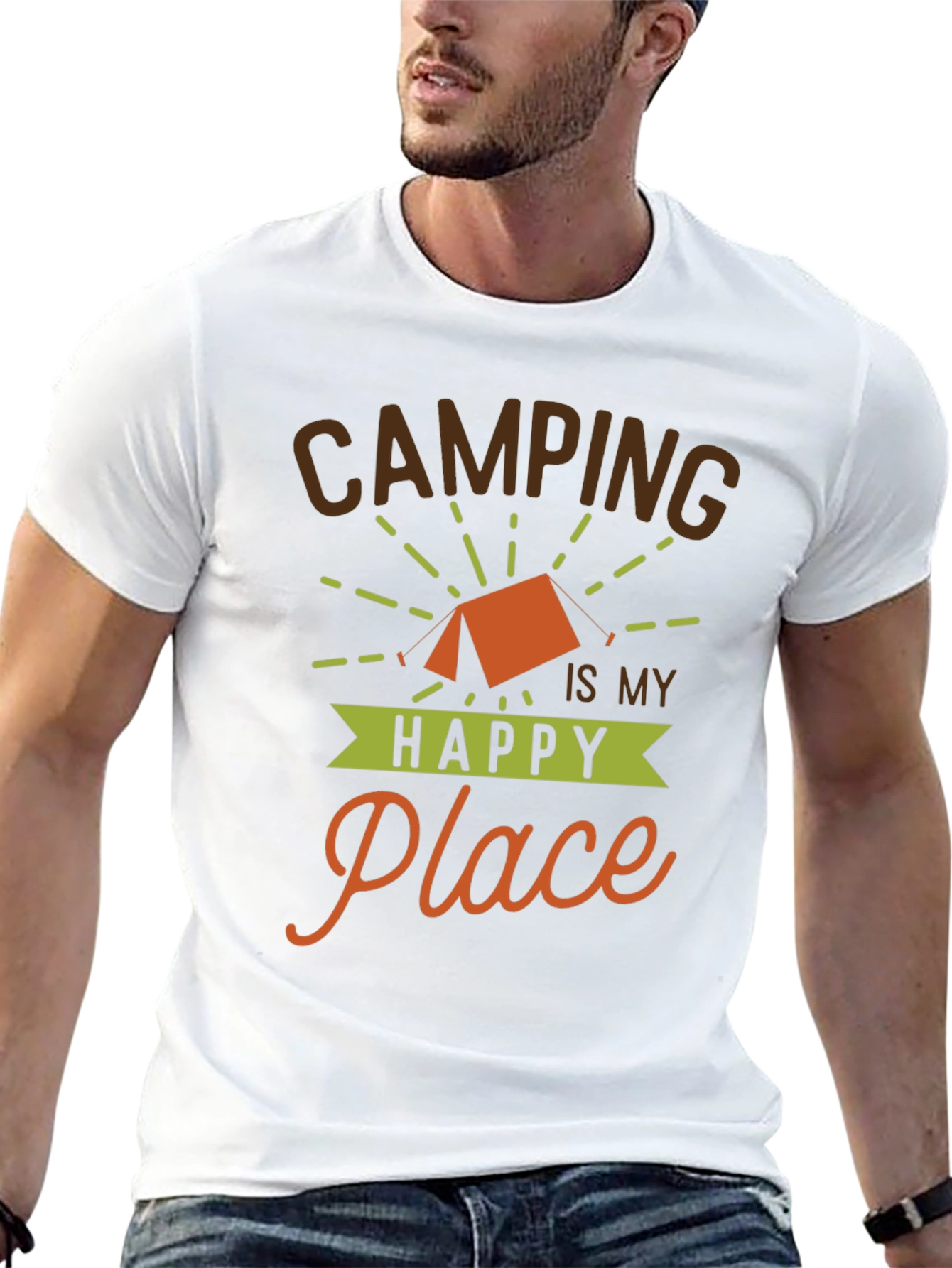 Camping is My Happy Place T-Shirt