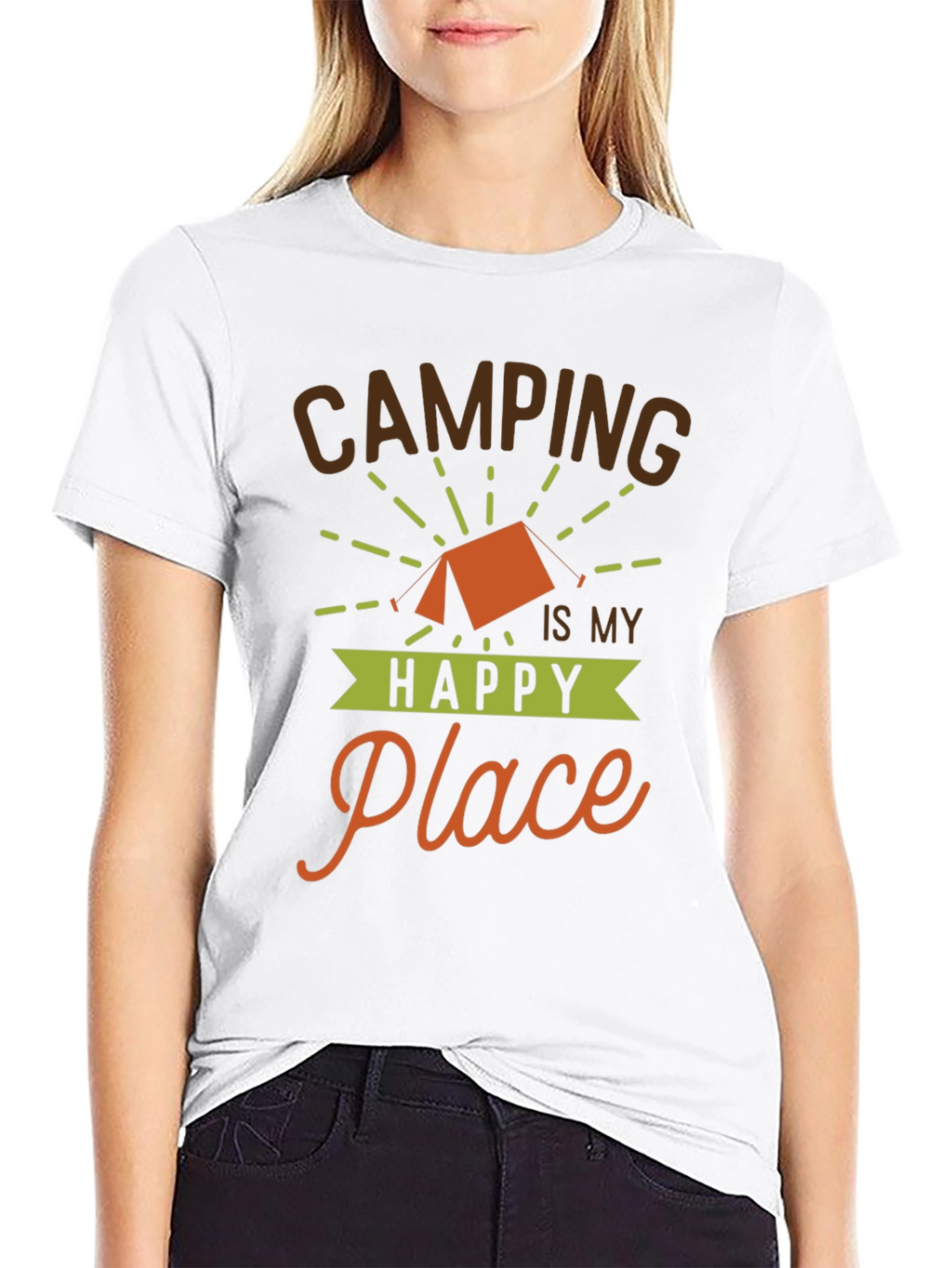 Camping is My Happy Place T-Shirt