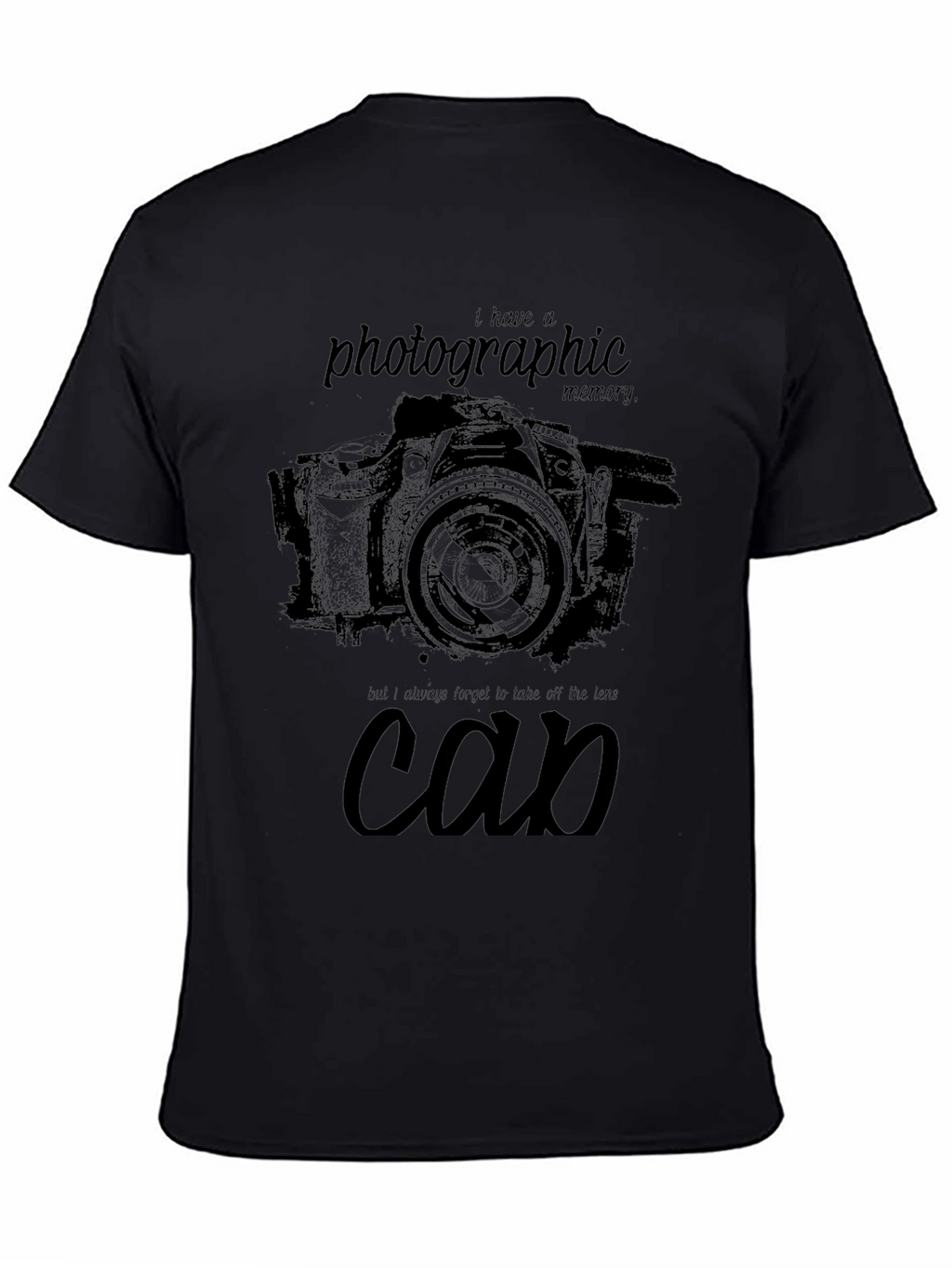 Photographic Memory Mens Black T-Shirt
