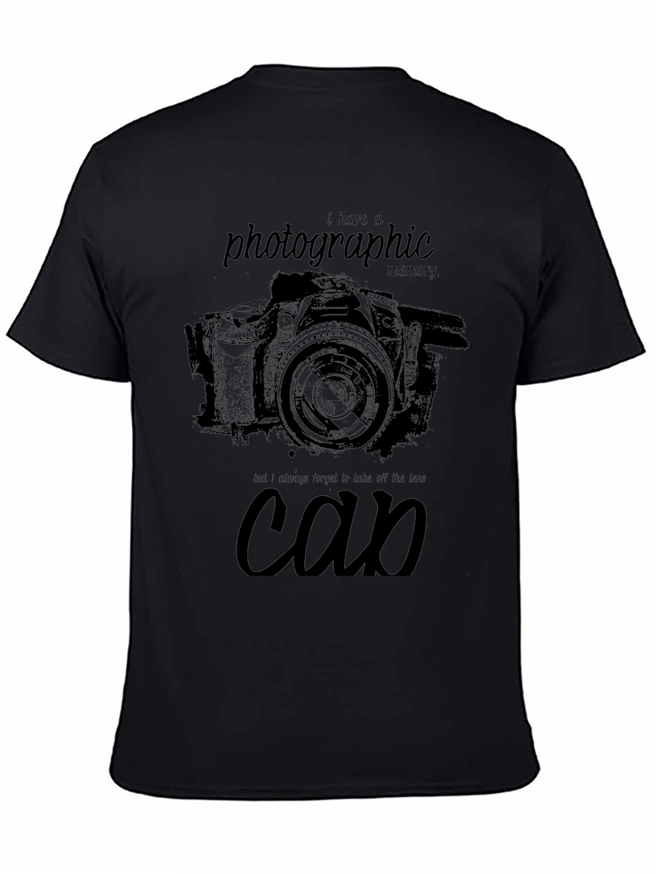 Photographic Memory Mens Black T-Shirt