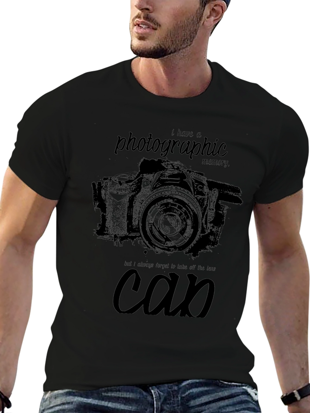 Photographic Memory Mens Black T-Shirt