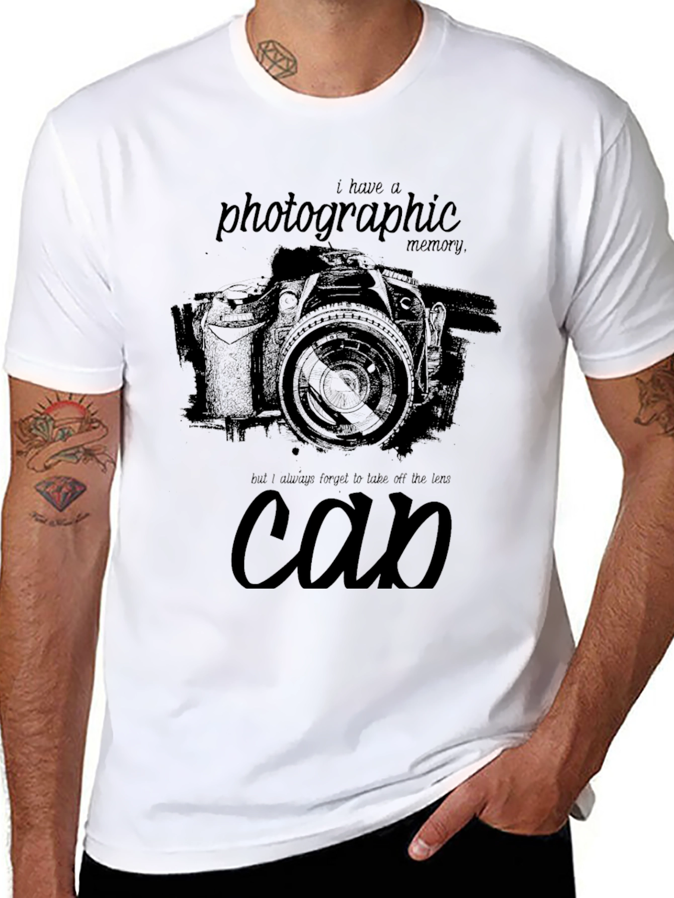 Photographic Memory Mens Black T-Shirt
