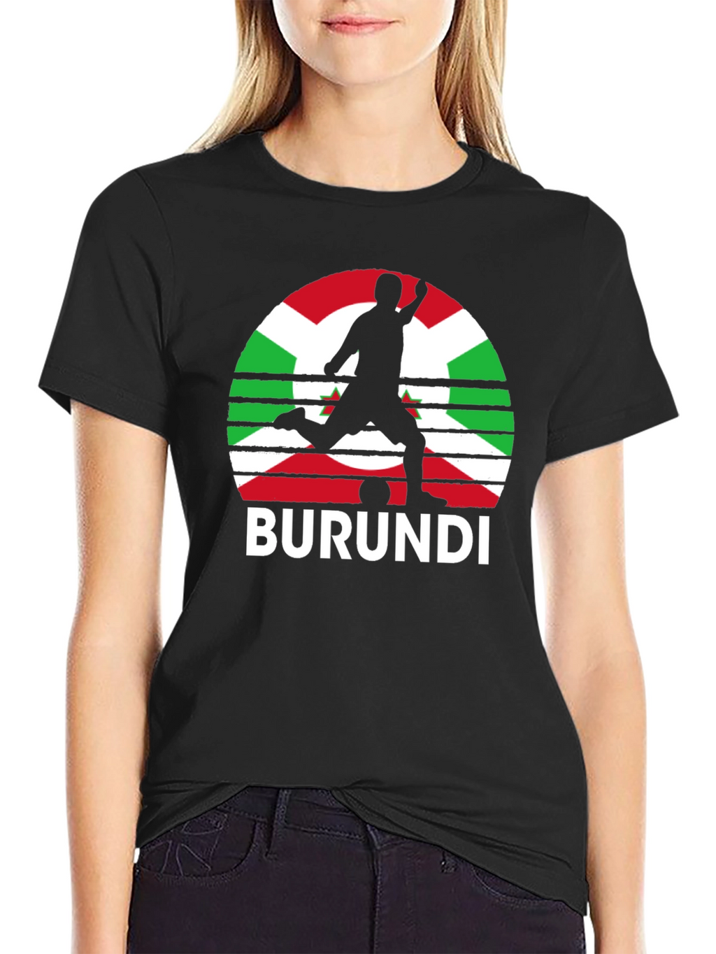 Burundi Soccer Flag T-Shirt