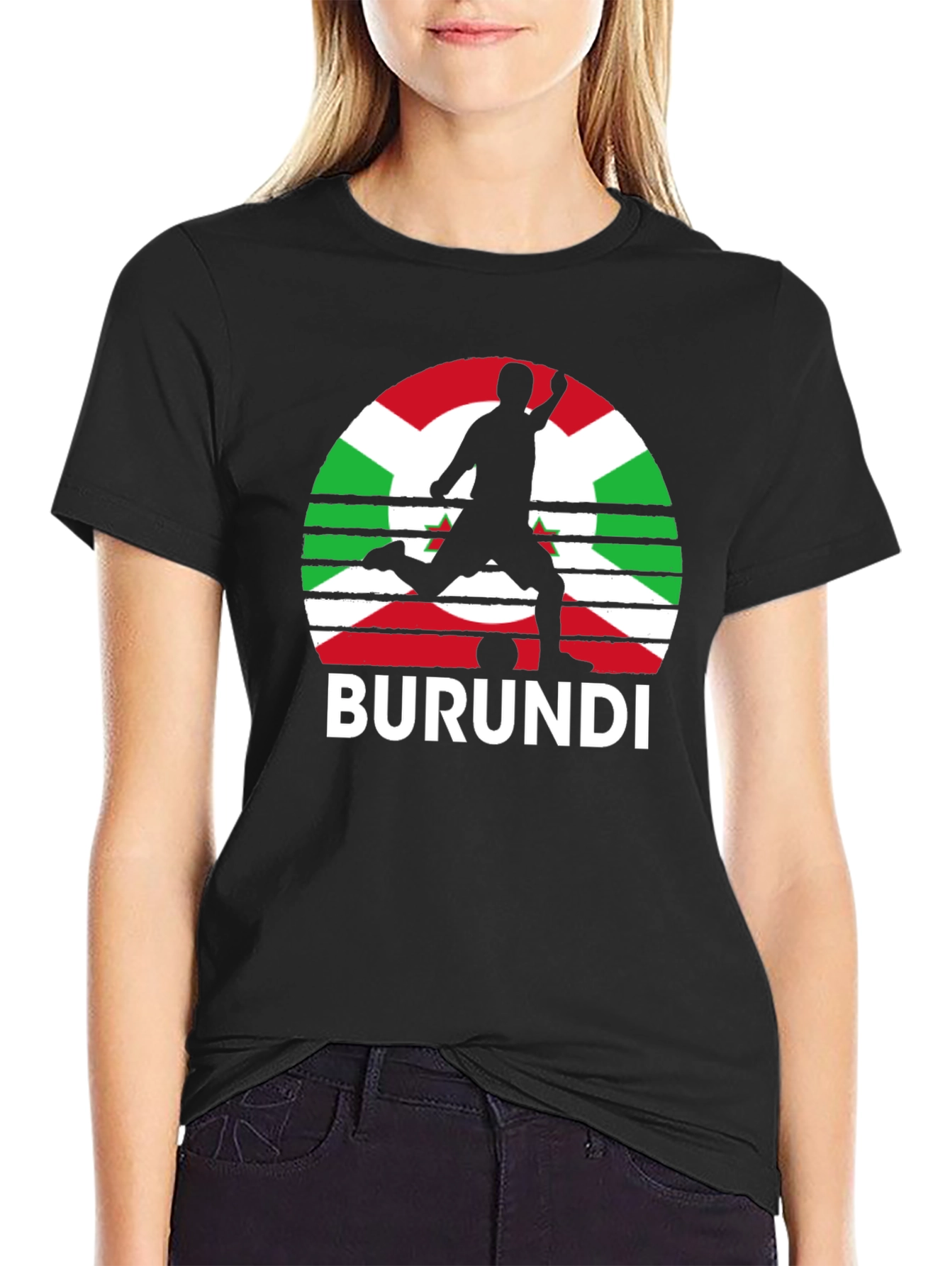 Burundi Soccer Flag T-Shirt
