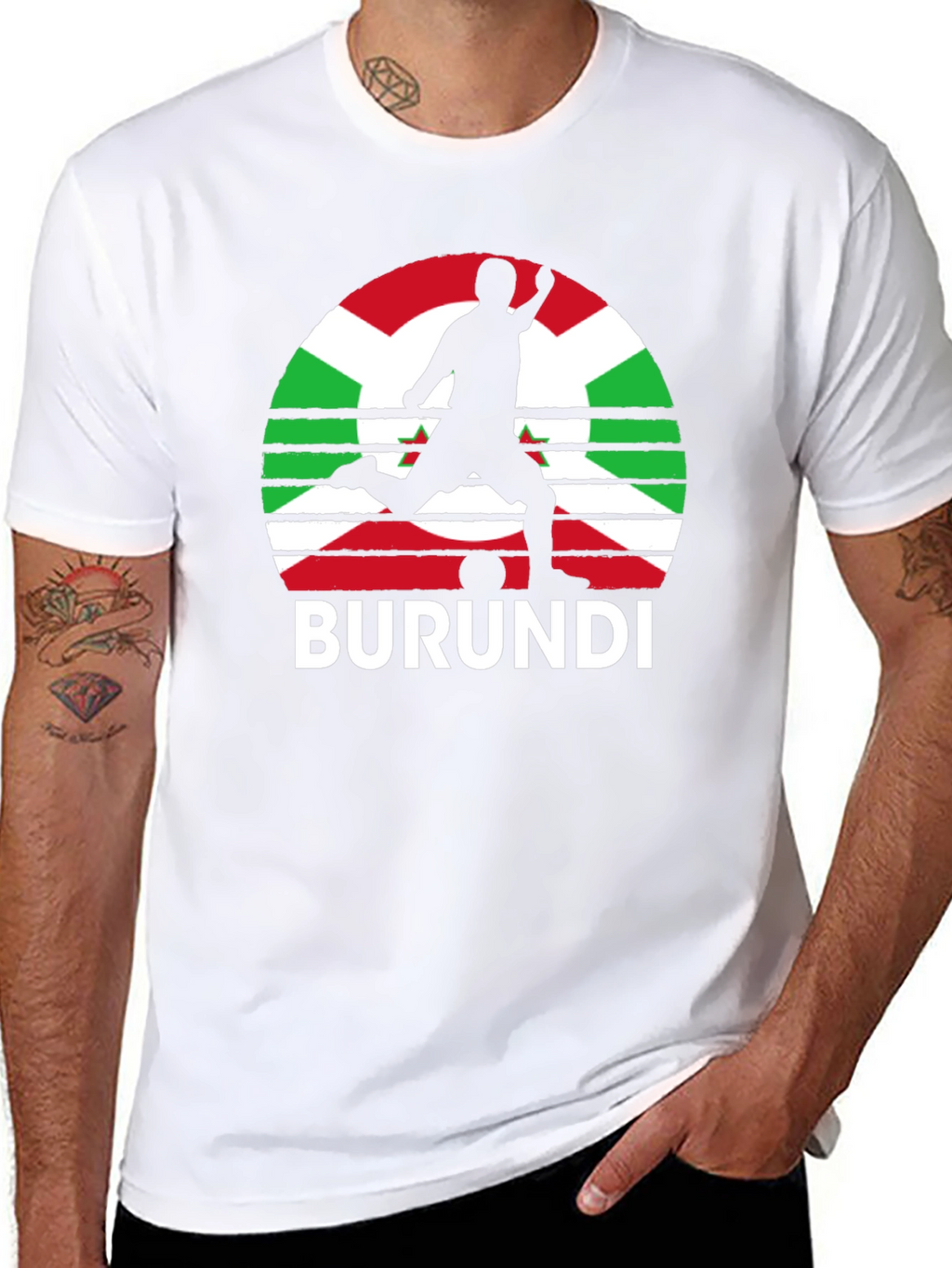 Burundi Soccer Flag T-Shirt