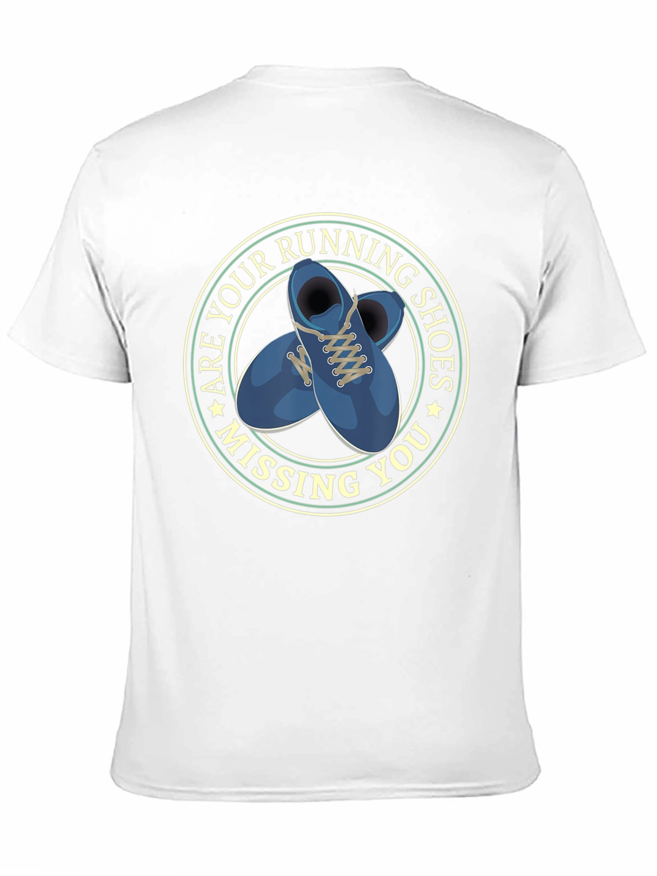 Running Shoes Missing You Black T-Shirt