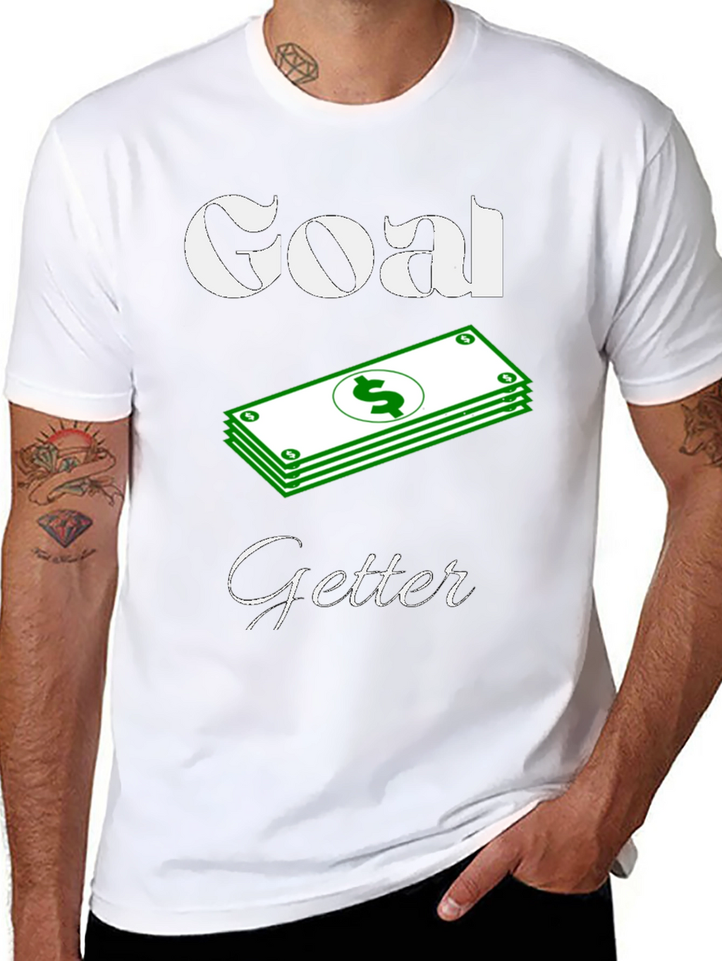 Goal Getter Graphic T-Shirt - Black