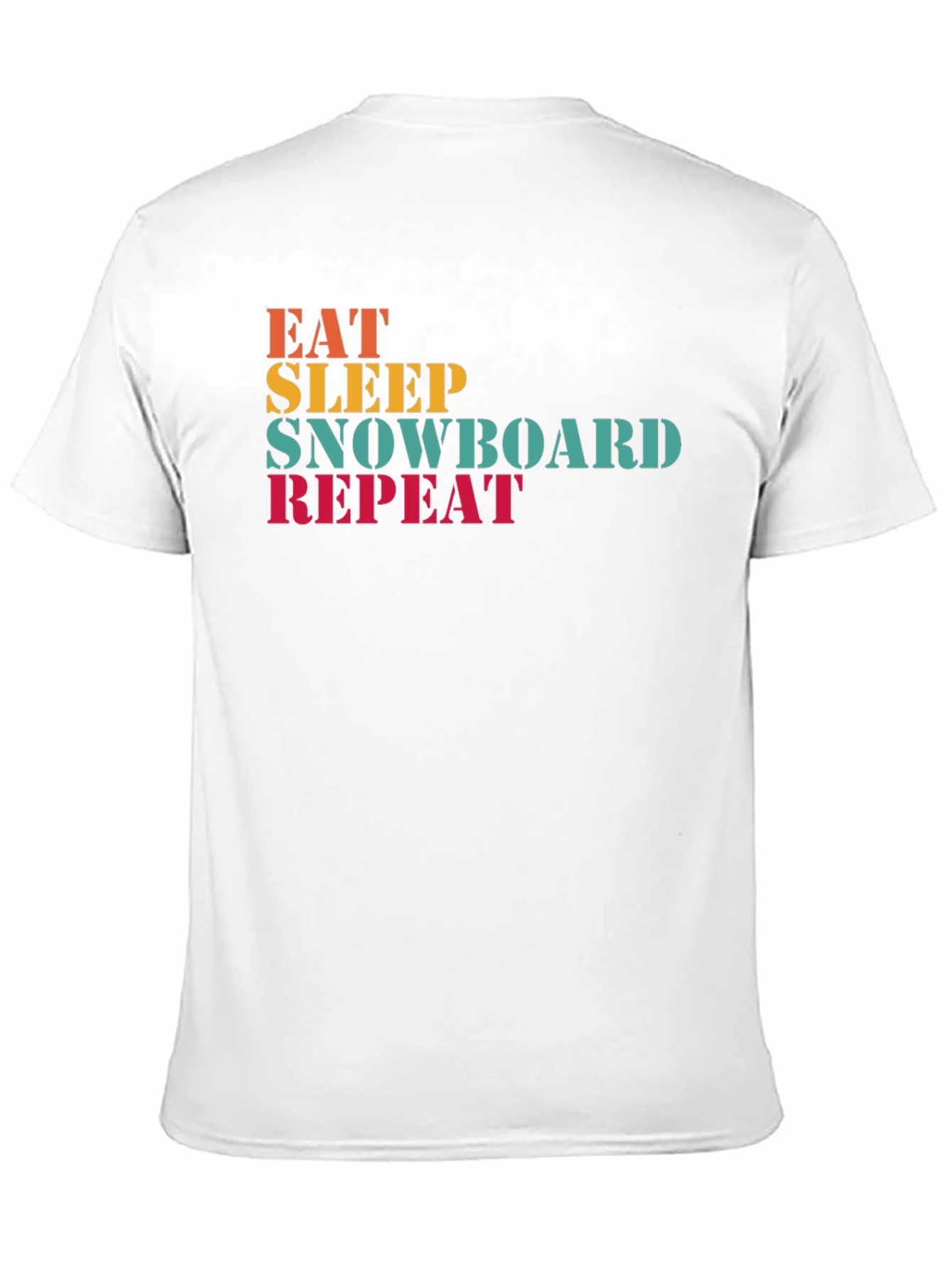 Eat Sleep Snowboard Repeat Graphic Tee