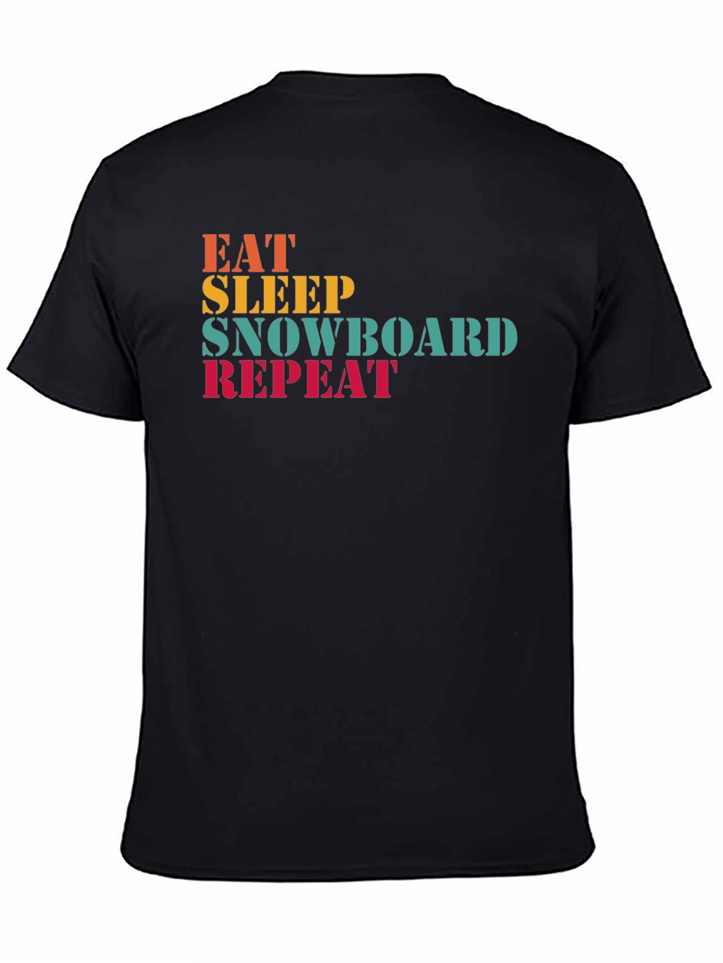 Eat Sleep Snowboard Repeat Graphic Tee