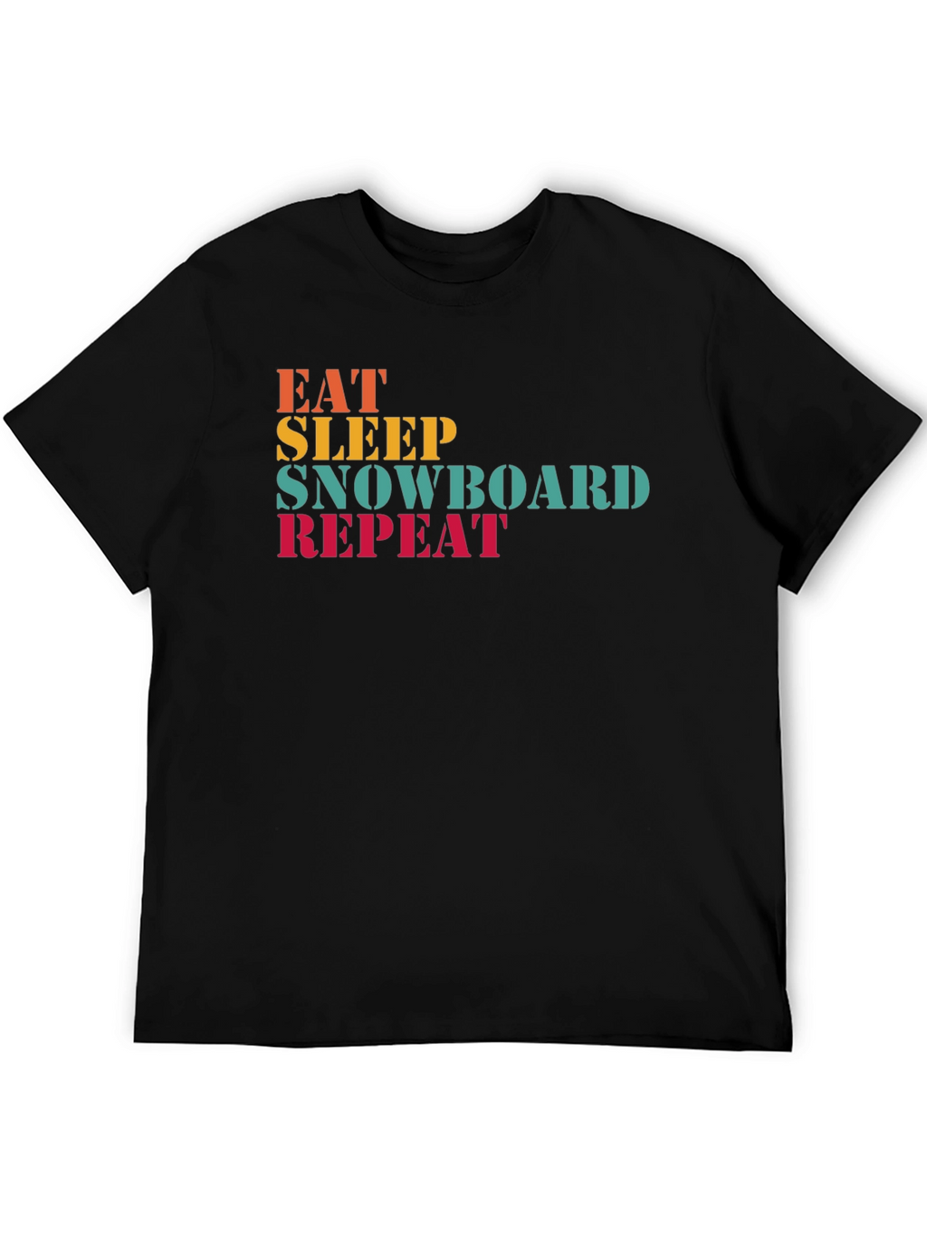 Eat Sleep Snowboard Repeat Graphic Tee