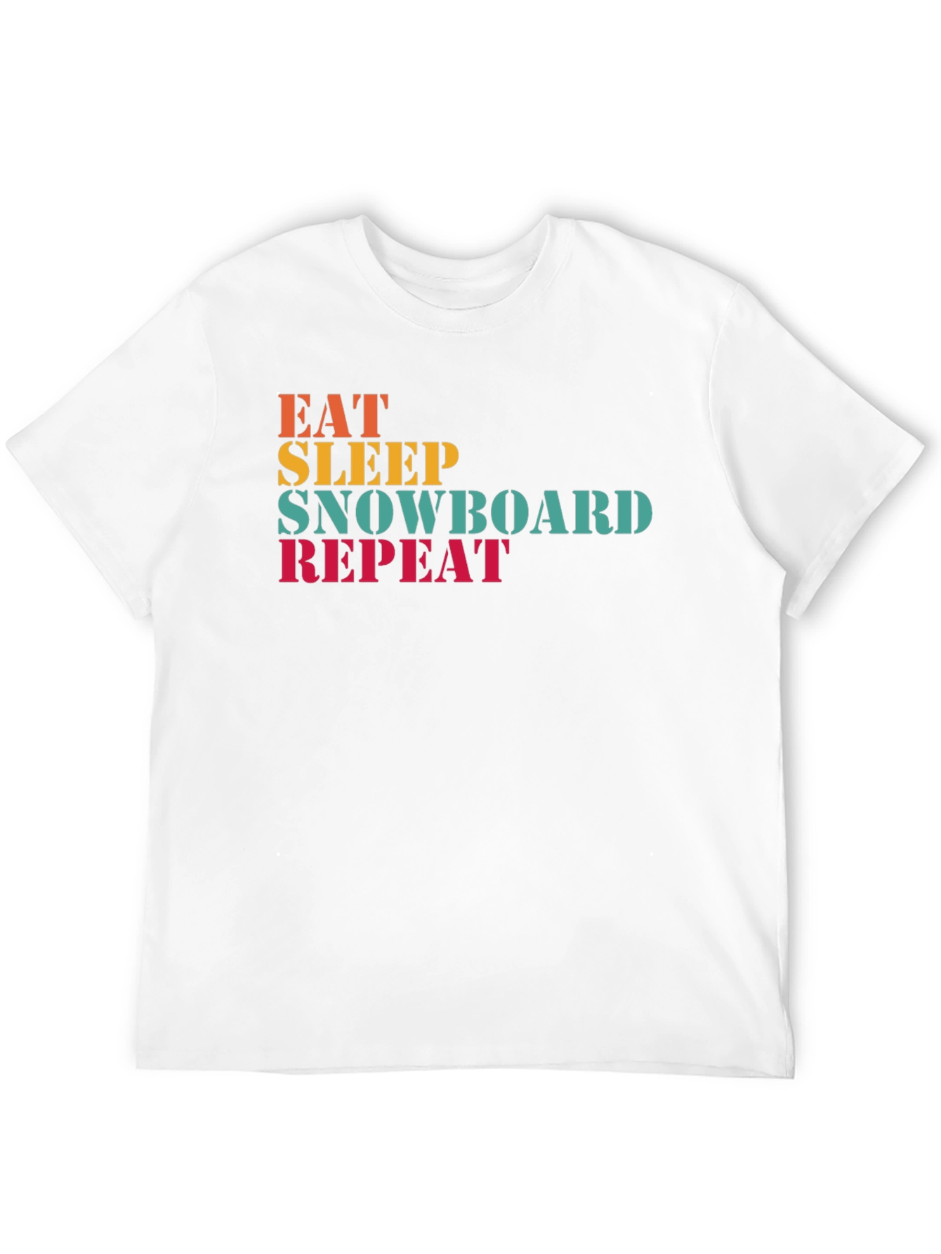 Eat Sleep Snowboard Repeat Graphic Tee