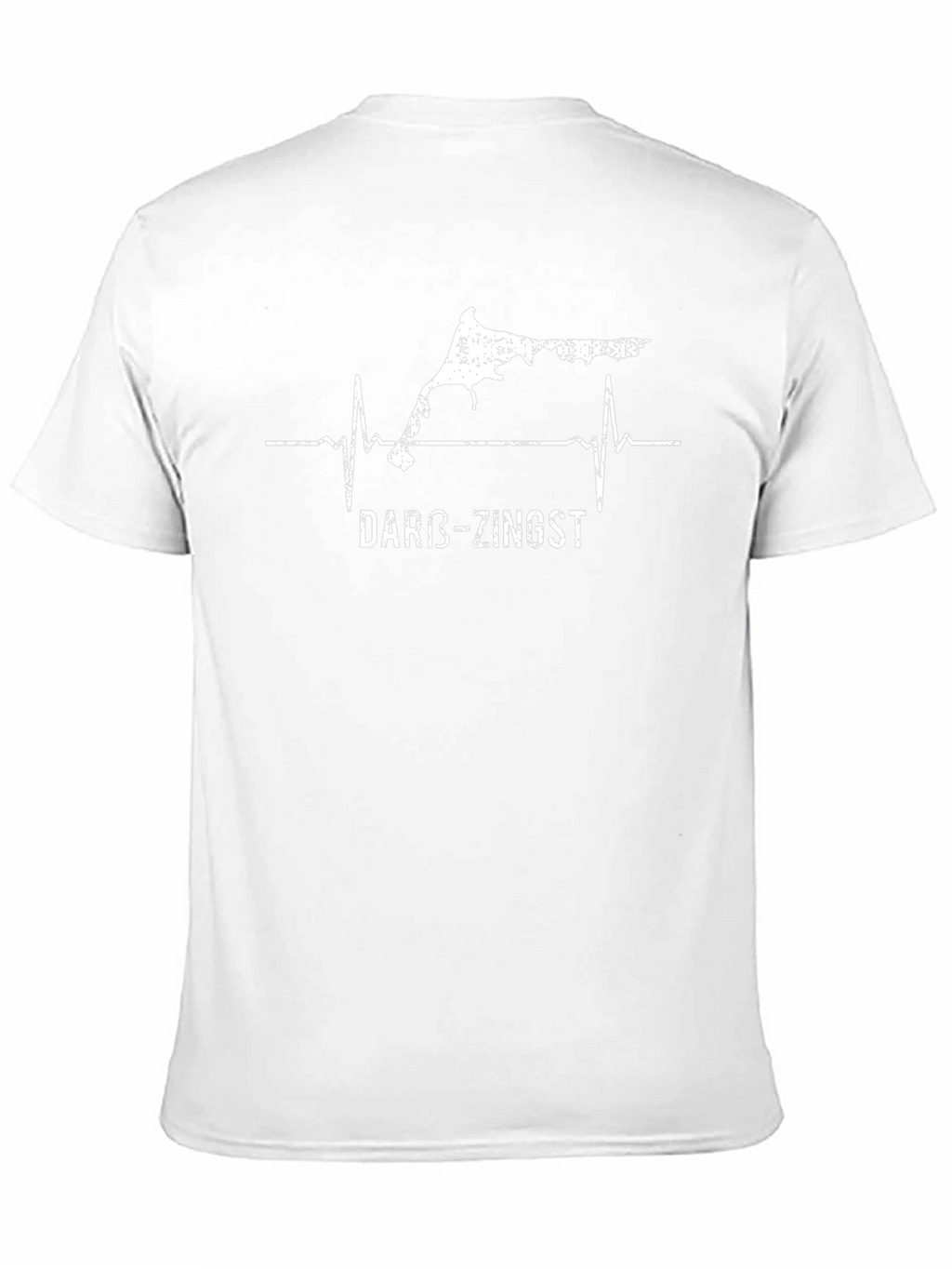 Darß-Zingst Heartbeat Graphic Tee - Unisex Black T-Shirt