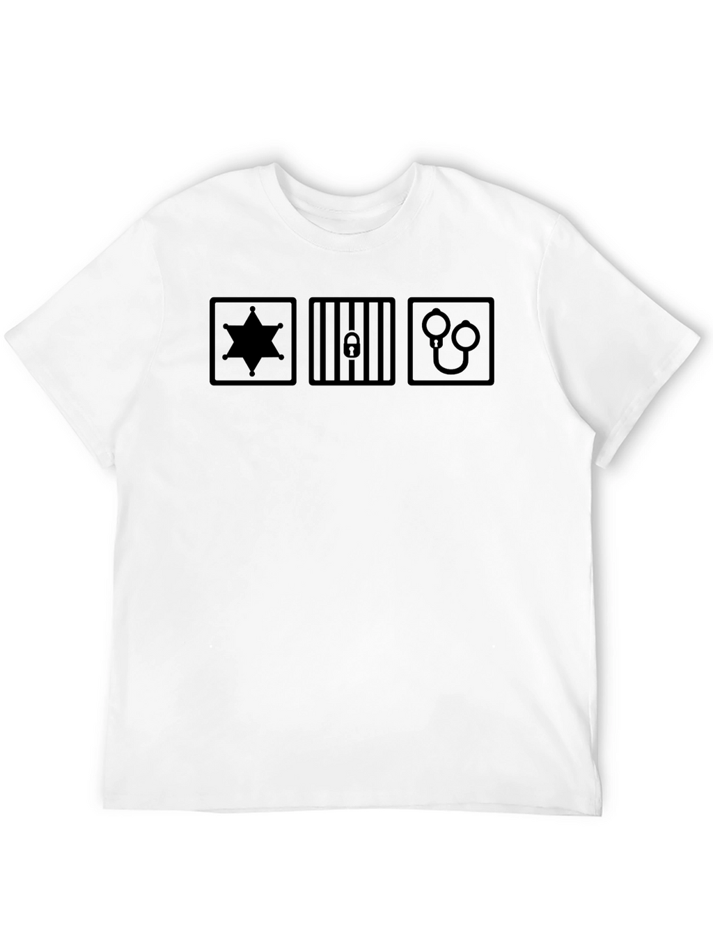 Sheriff Jail & Handcuffs Graphic Tee