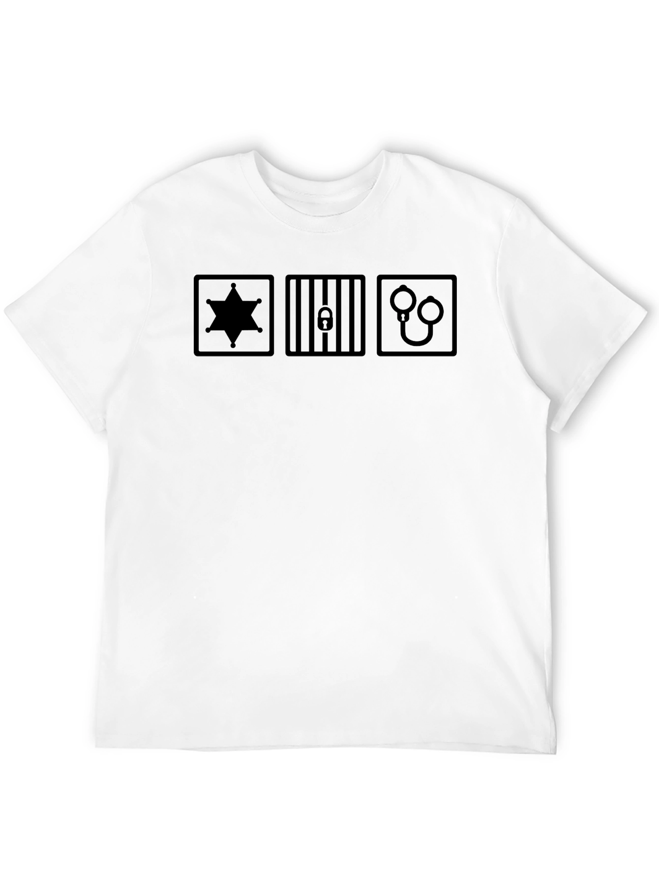 Sheriff Jail & Handcuffs Graphic Tee