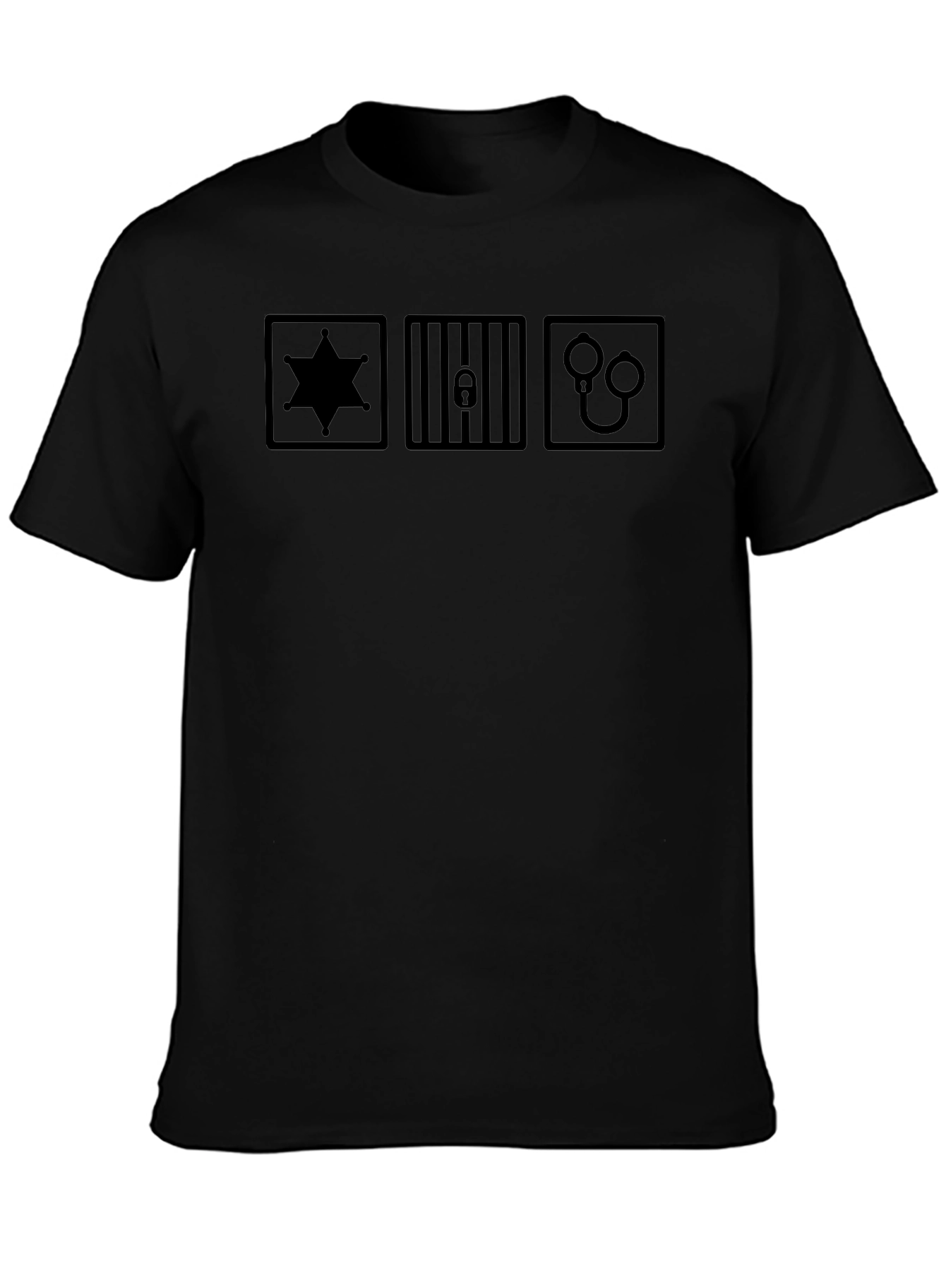 Sheriff Jail & Handcuffs Graphic Tee