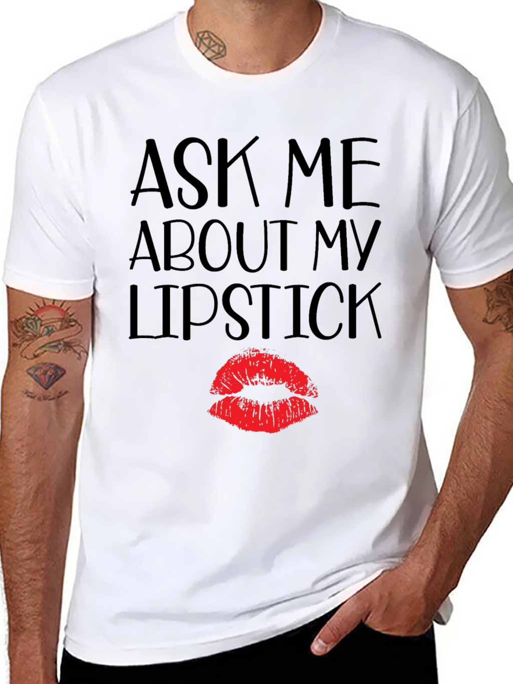 Ask Me About My Lipstick T-Shirt
