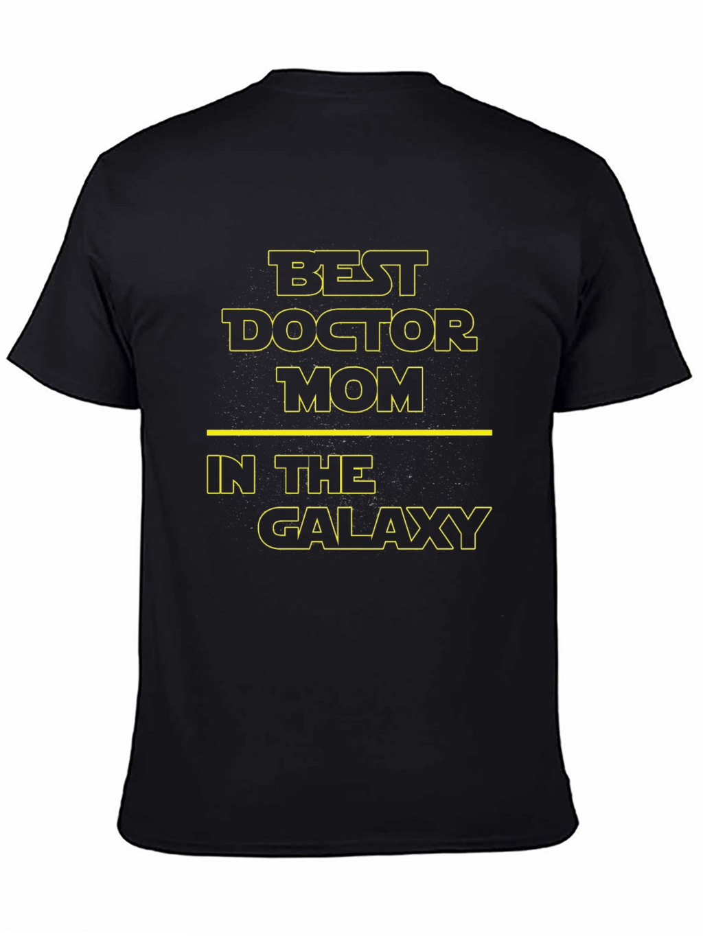Best Doctor Mom Galaxy T-Shirt - Black