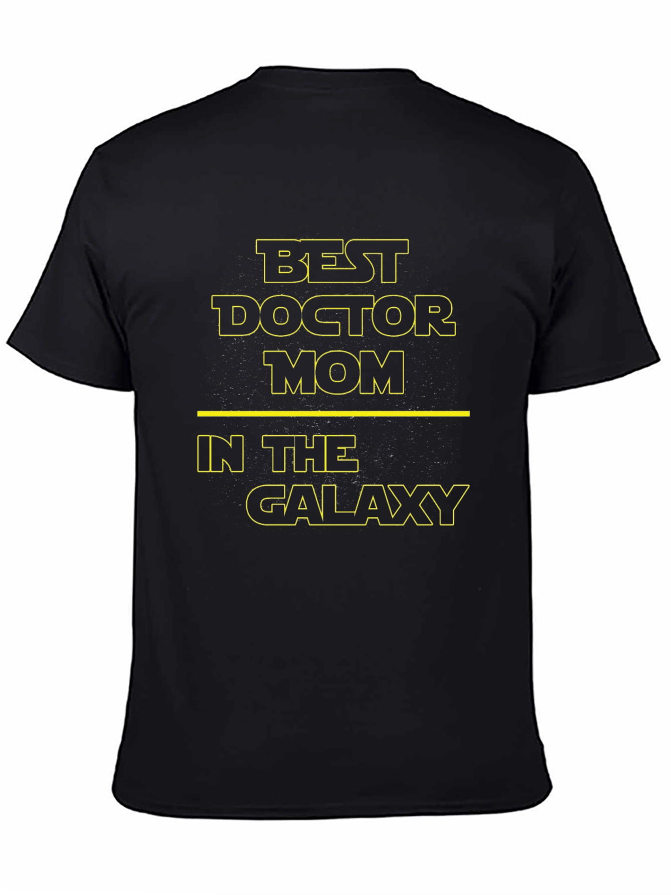 Best Doctor Mom Galaxy T-Shirt - Black