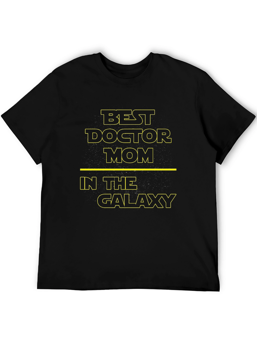 Best Doctor Mom Galaxy T-Shirt - Black