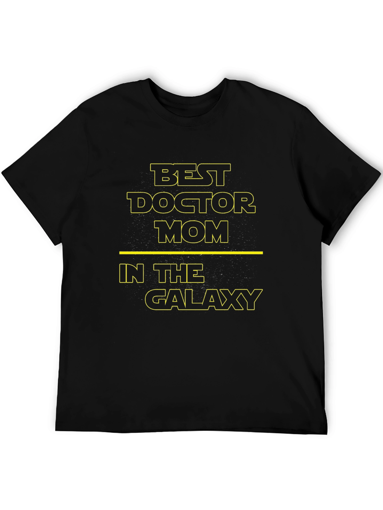 Best Doctor Mom Galaxy T-Shirt - Black