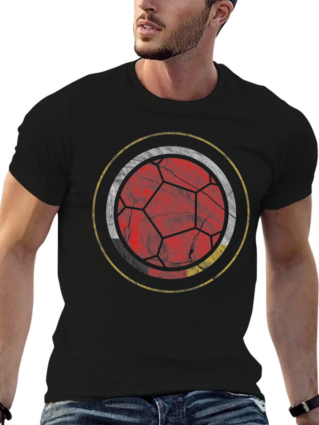 Belgium Flag Soccer T-Shirt