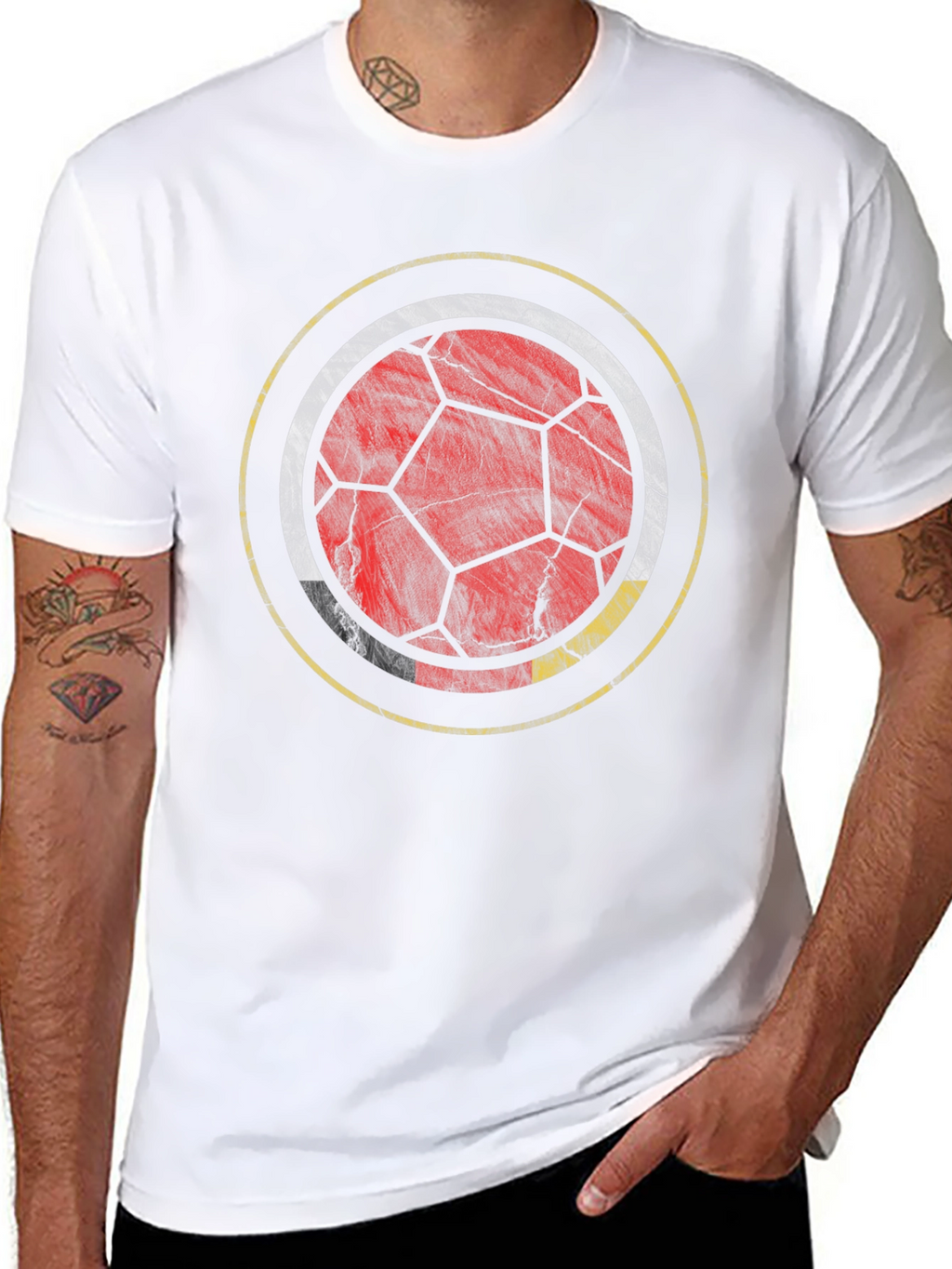 Belgium Flag Soccer T-Shirt
