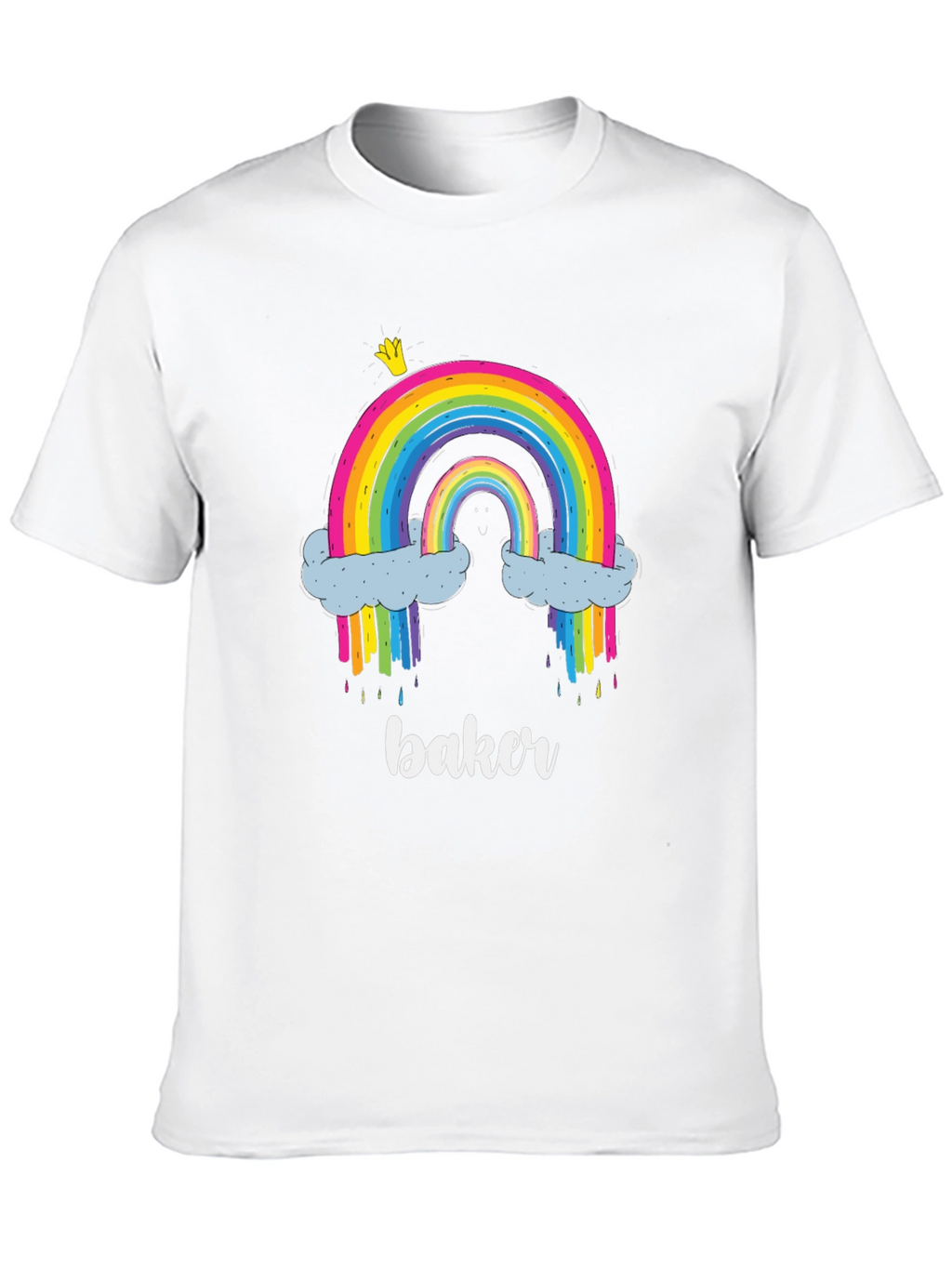 Rainbow Baker T-Shirt - Cute Graphic Tee