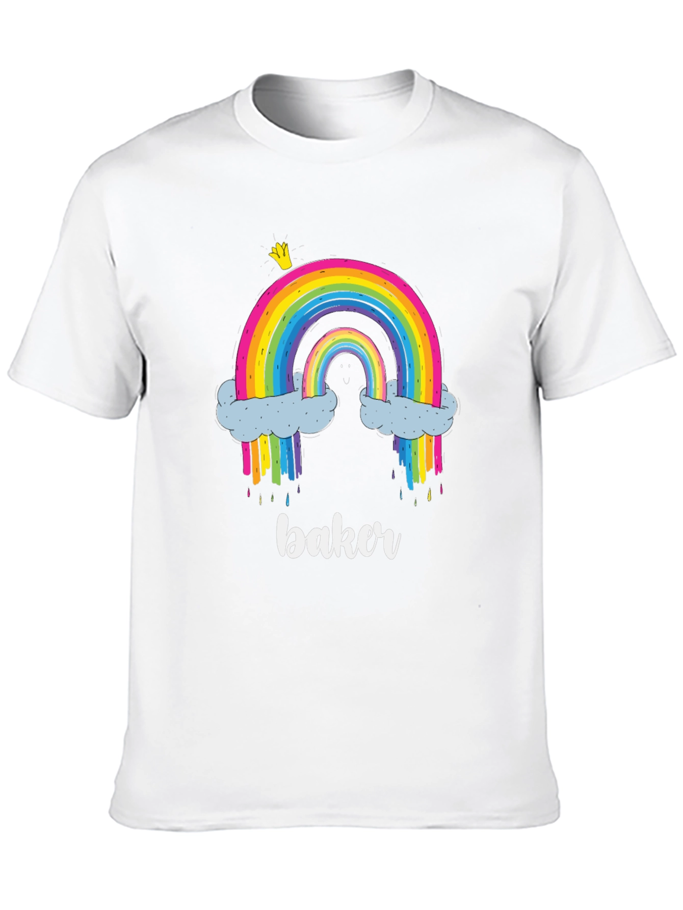Rainbow Baker T-Shirt - Cute Graphic Tee