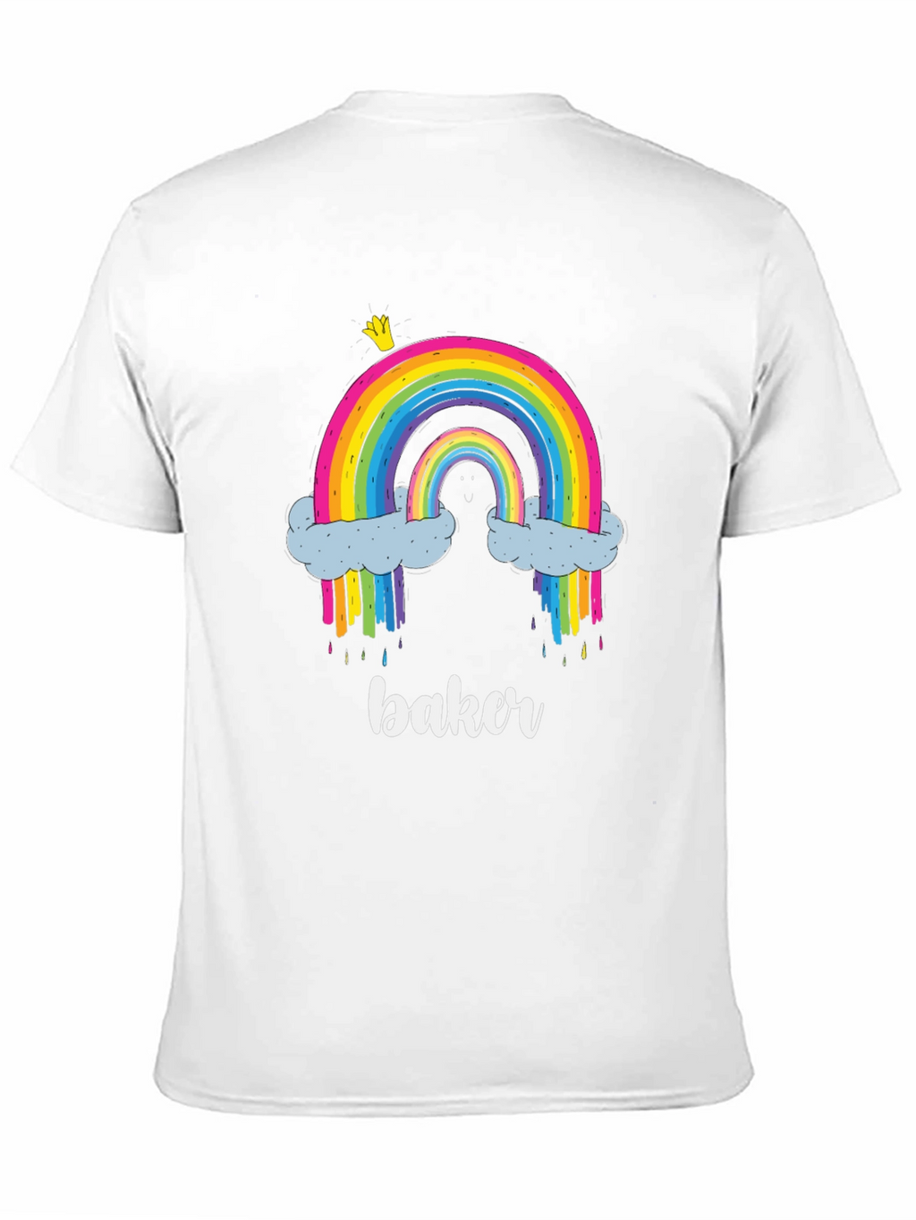 Rainbow Baker T-Shirt - Cute Graphic Tee