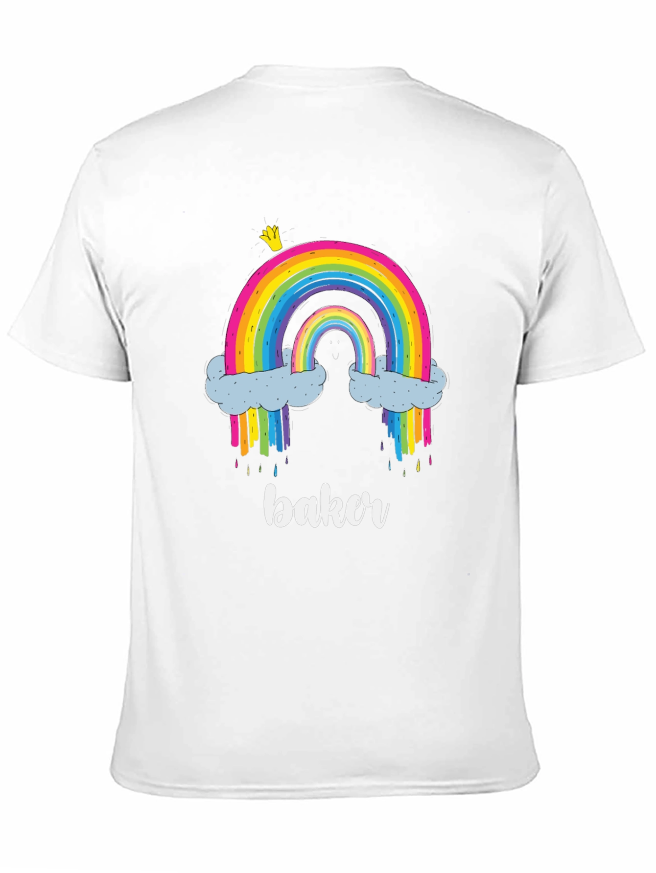Rainbow Baker T-Shirt - Cute Graphic Tee