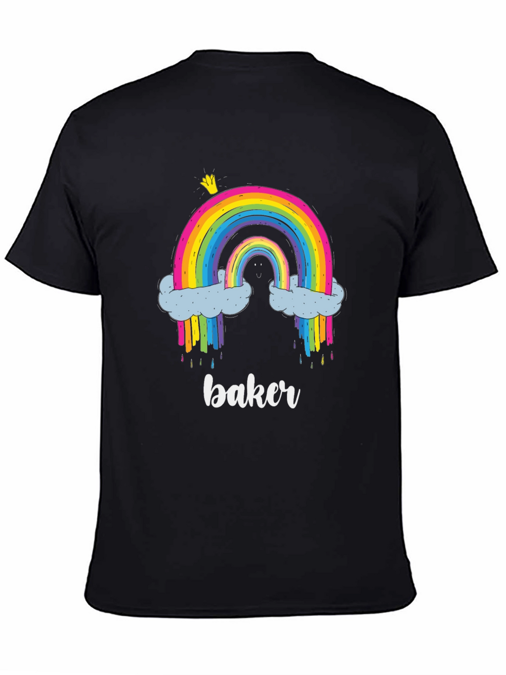 Rainbow Baker T-Shirt - Cute Graphic Tee
