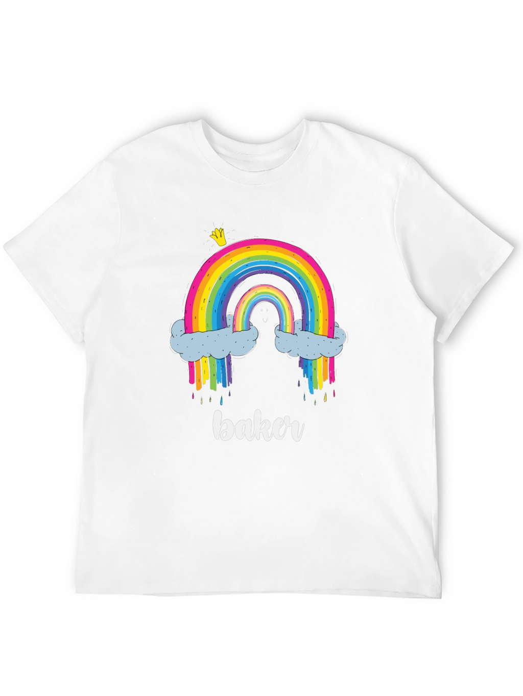 Rainbow Baker T-Shirt - Cute Graphic Tee