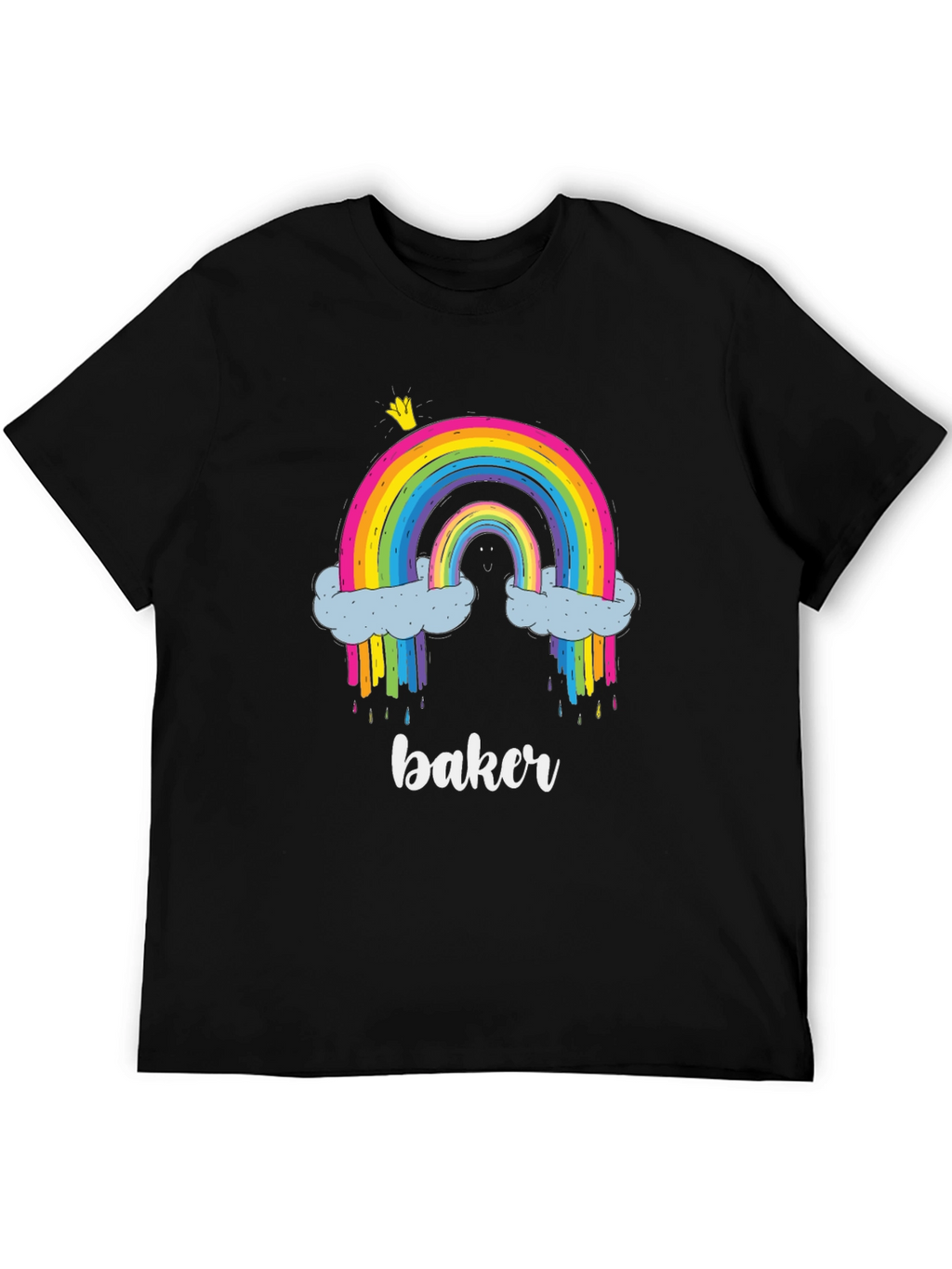 Rainbow Baker T-Shirt - Cute Graphic Tee