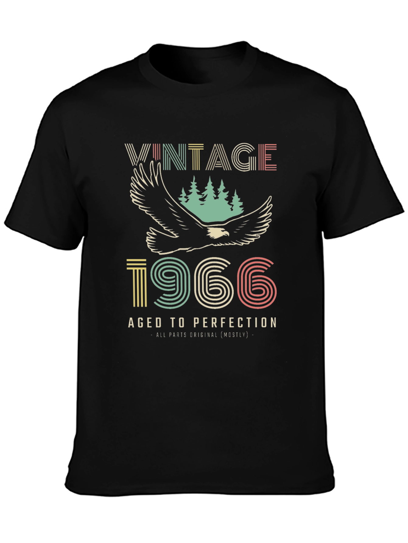 Vintage 1966 Aged to Perfection Graphic T-Shirt
